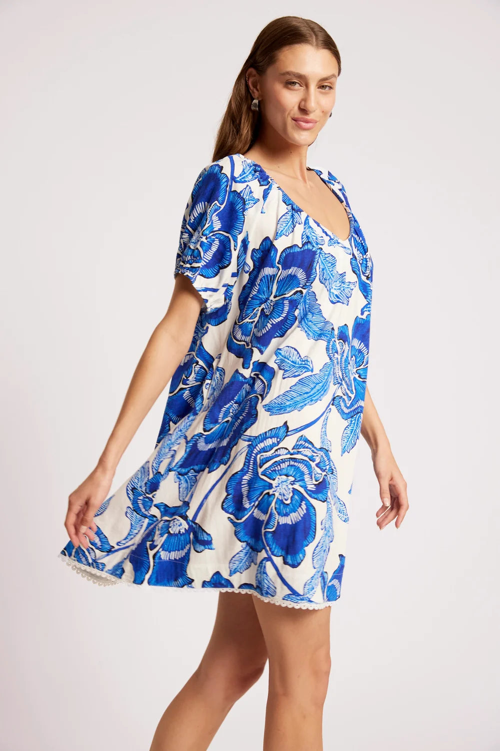 Eb & Ive Gaia Dress Azure