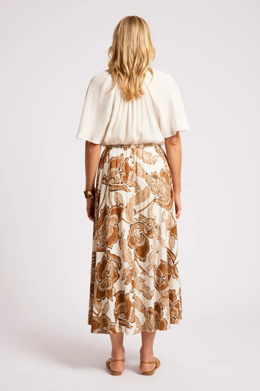 Eb & Ive Gaia Maxi Skirt Dune