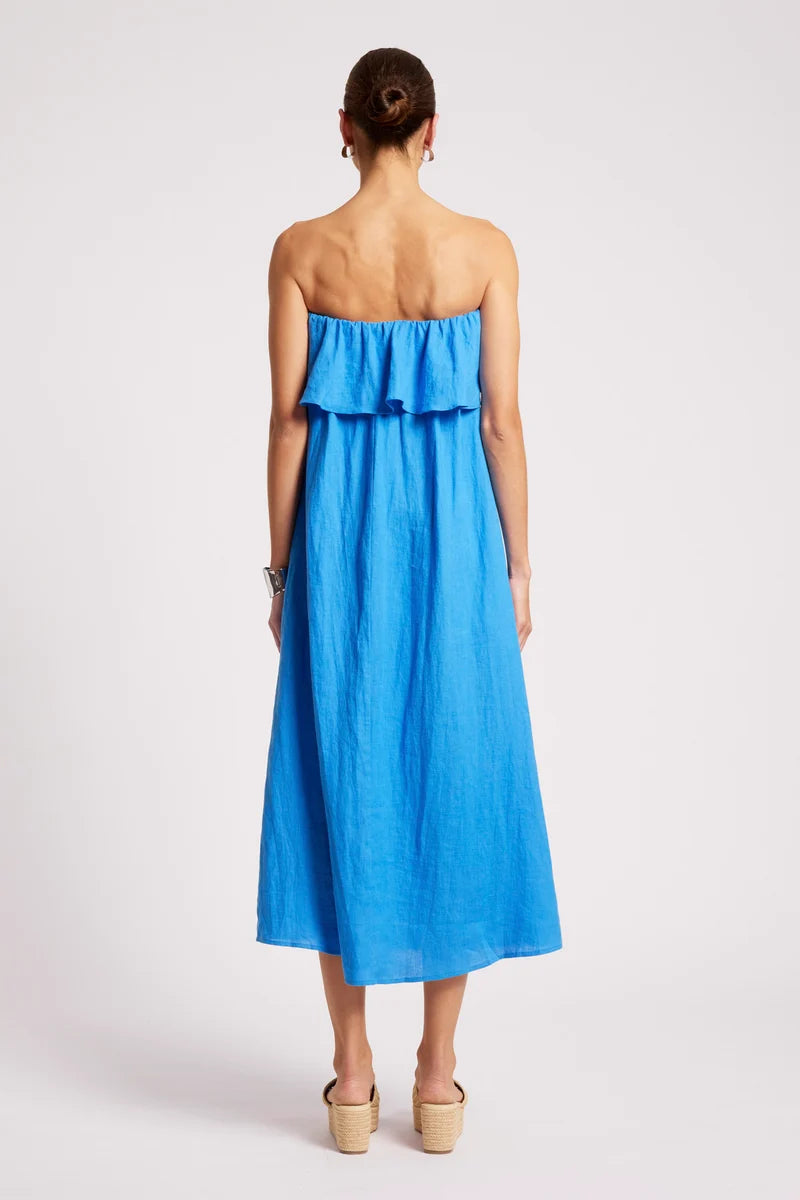 Eb & Ive Maris Strapless Dress Marine