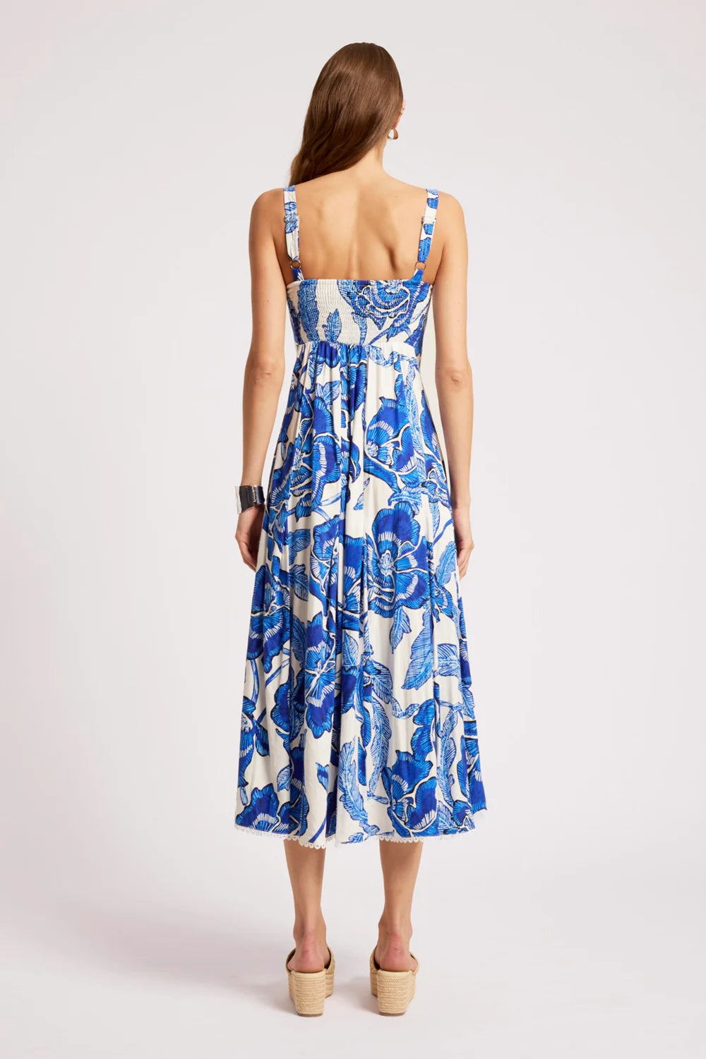 Eb & Ive Gaia Tank Maxi Dress Azure