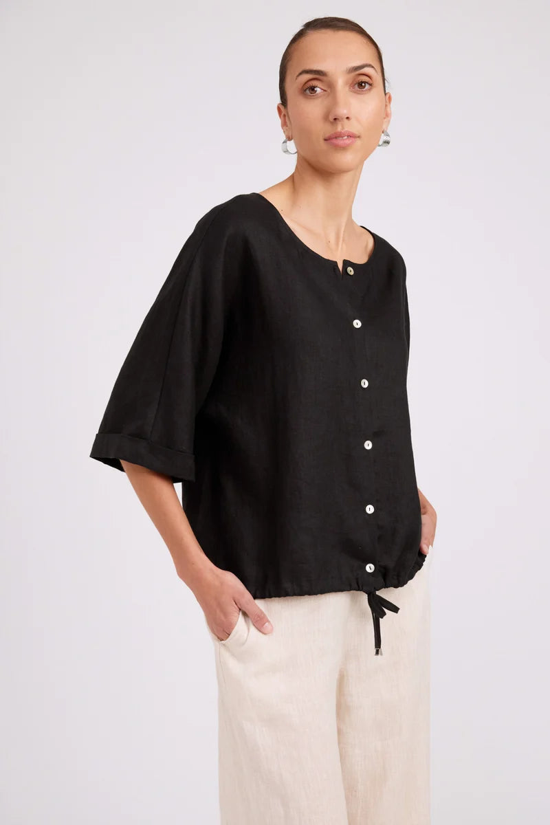 Eb & Ive Studio Top Jacket Black