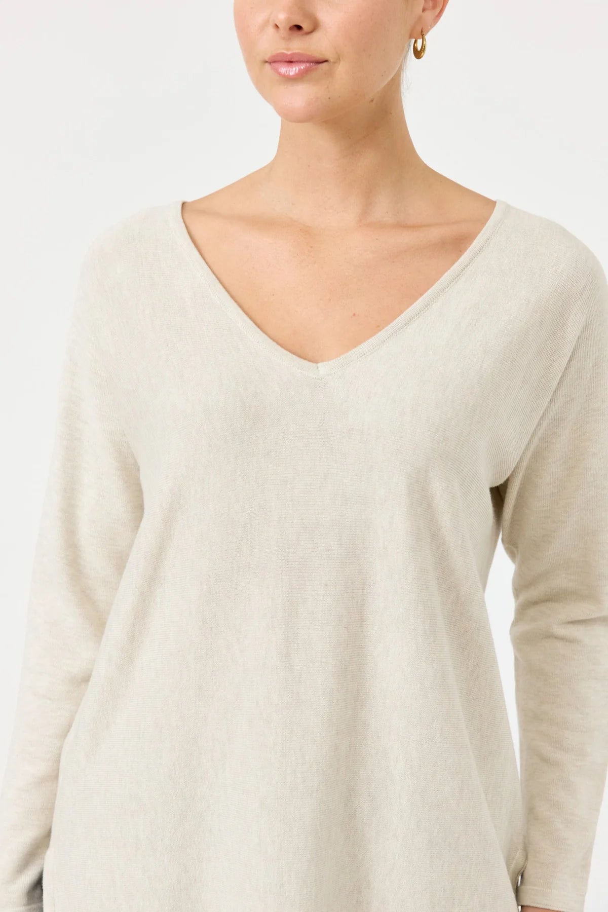 Eb & Ive Studio V Knit Tusk
