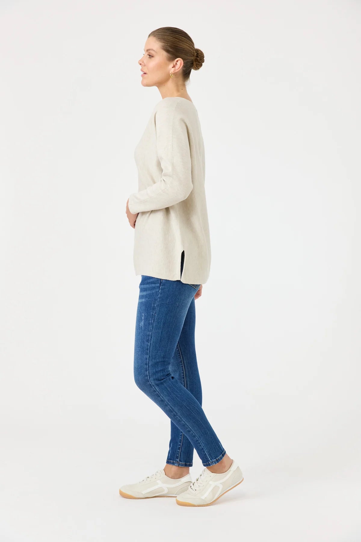 Eb & Ive Studio V Knit Tusk