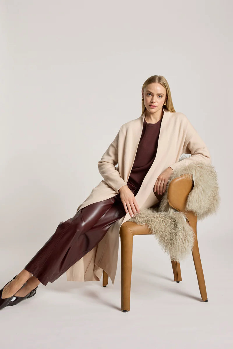 Eb & Ive Zala Cardigan Bisque