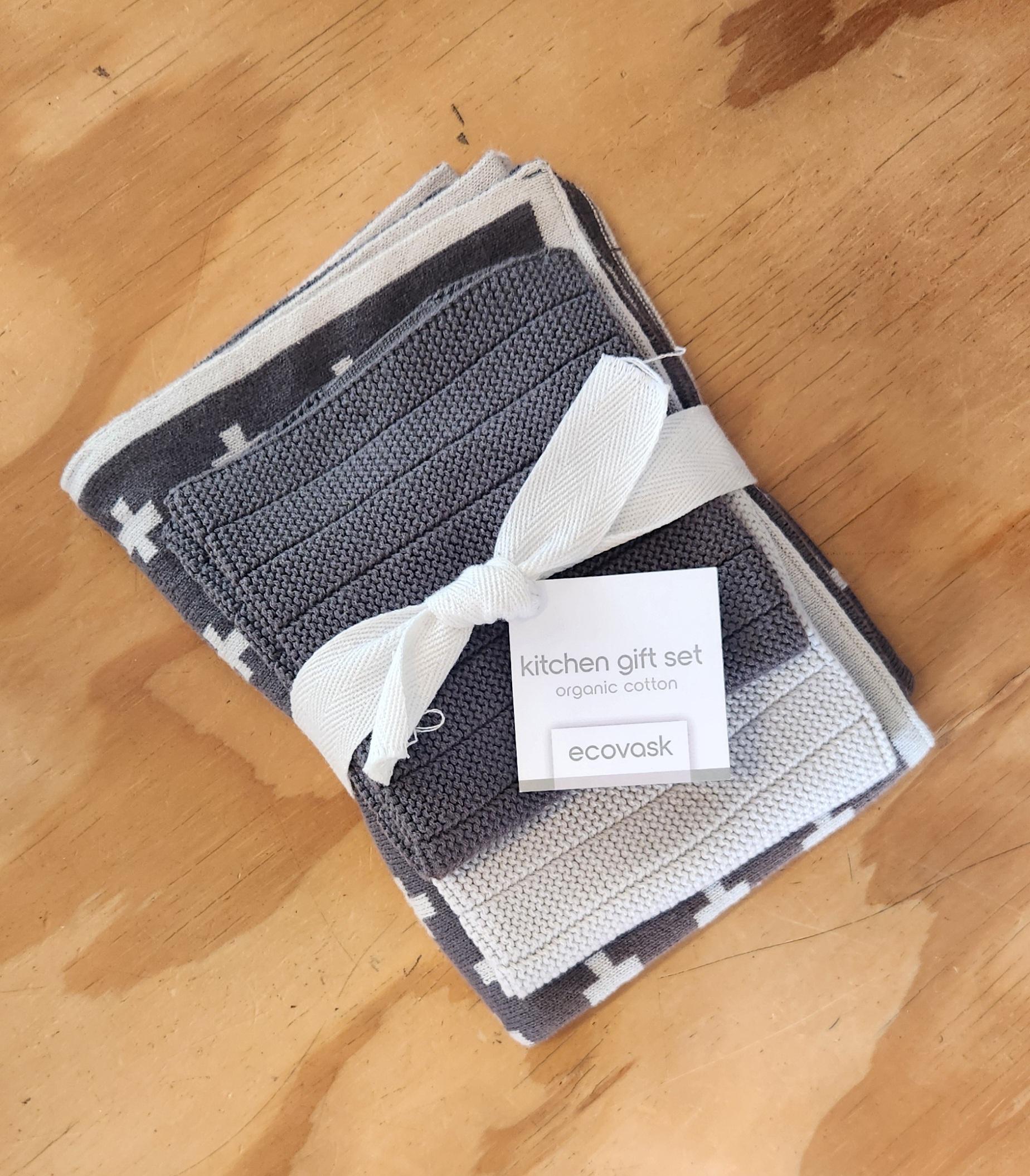 Ecovask Kitchen Gift Set Fog Nimbus Charcoal