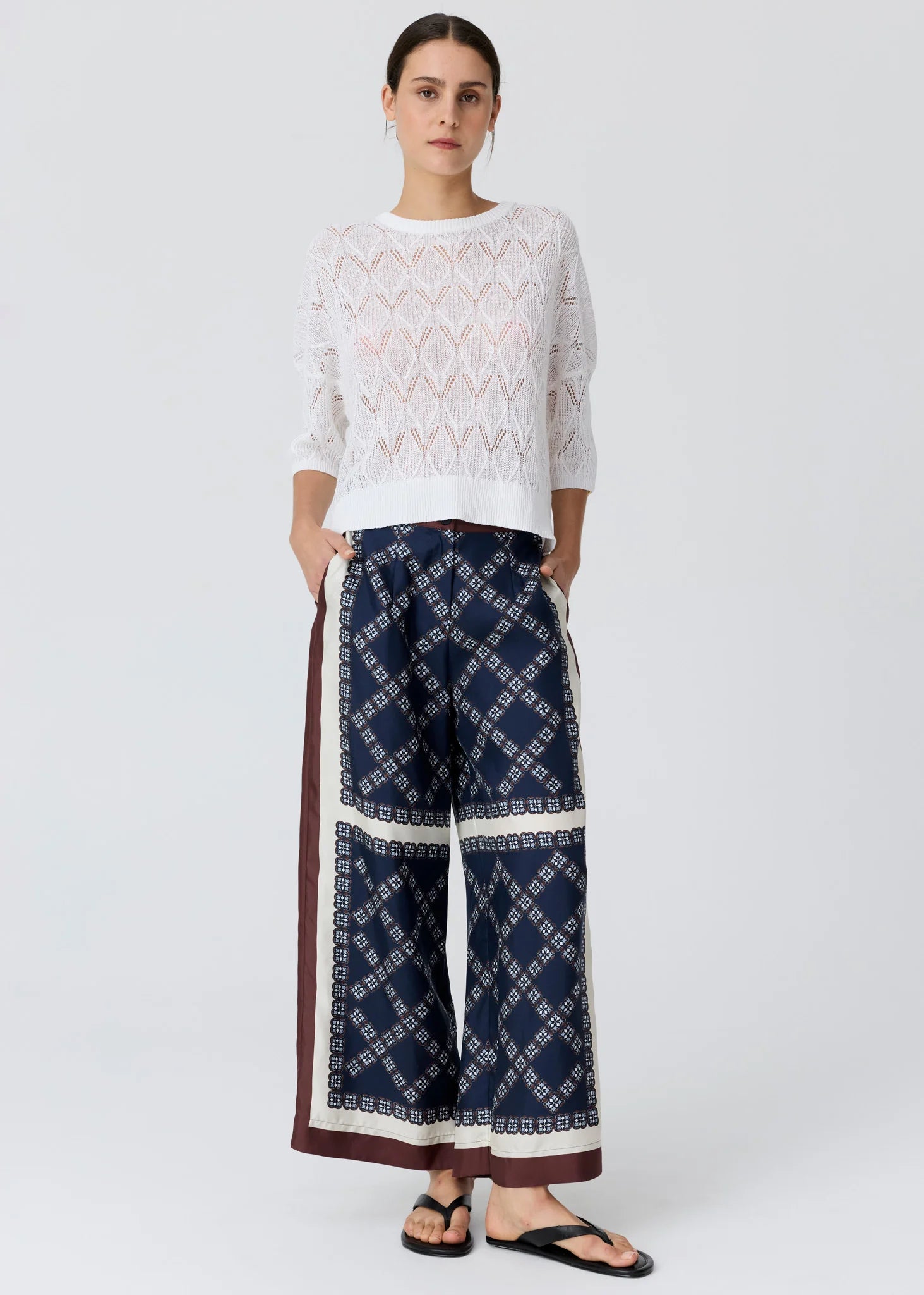 POL Eden Pant Eden Scarf Print