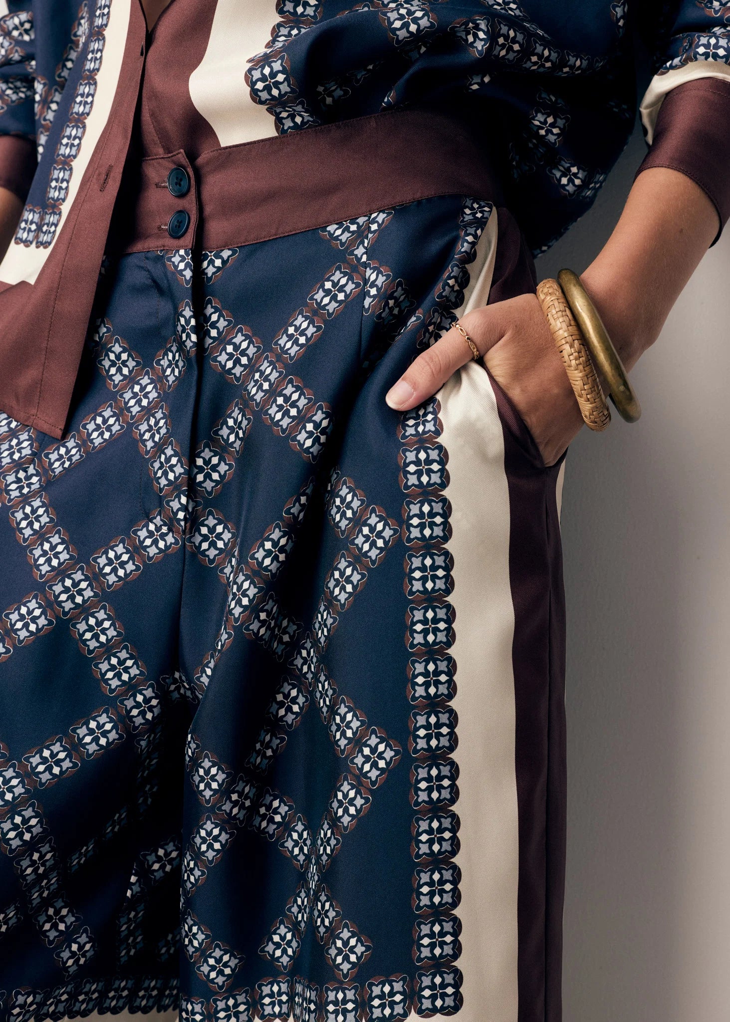 POL Eden Pant Eden Scarf Print