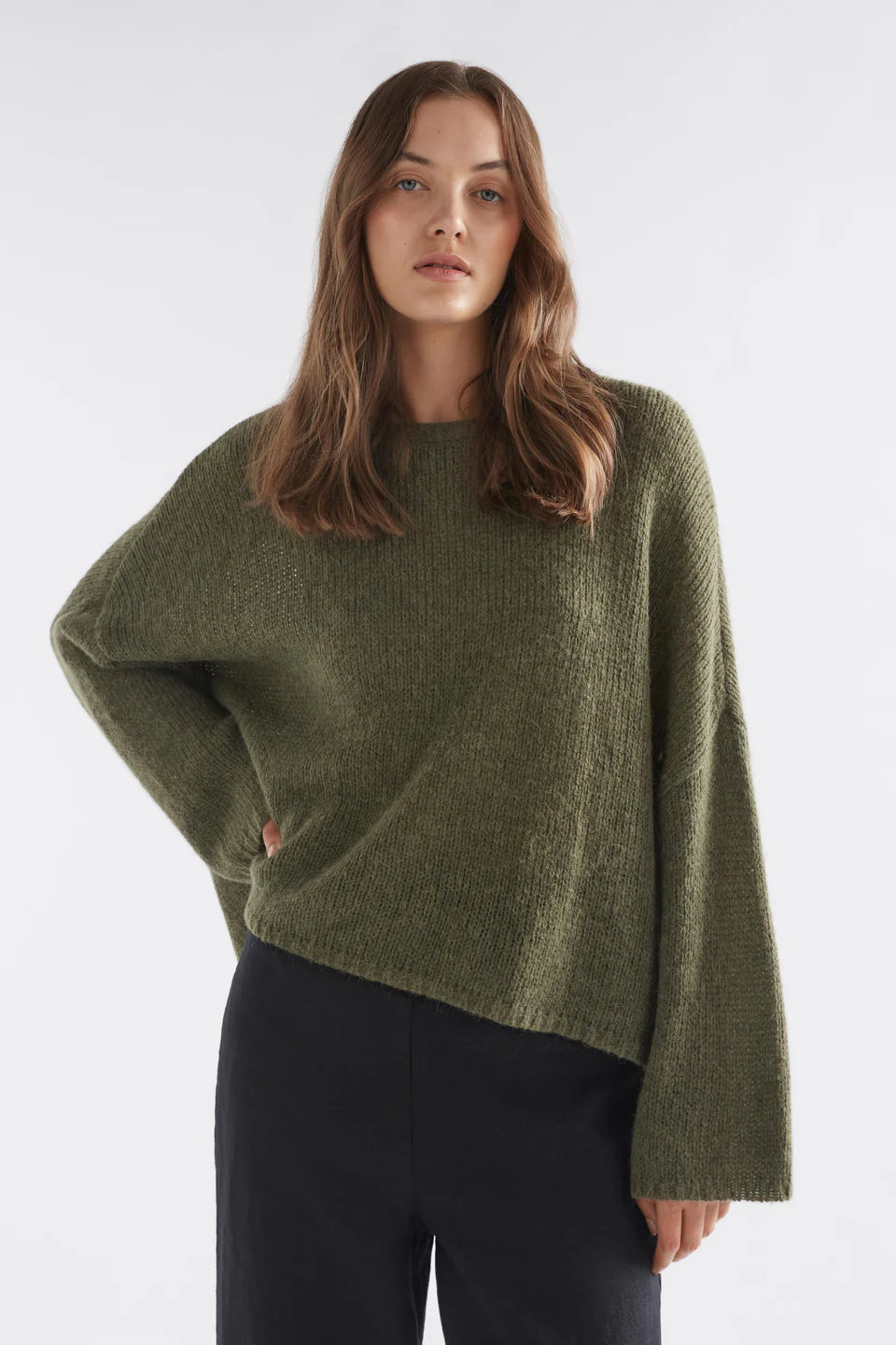 Elk Agna Luna Sweater Dark Olive