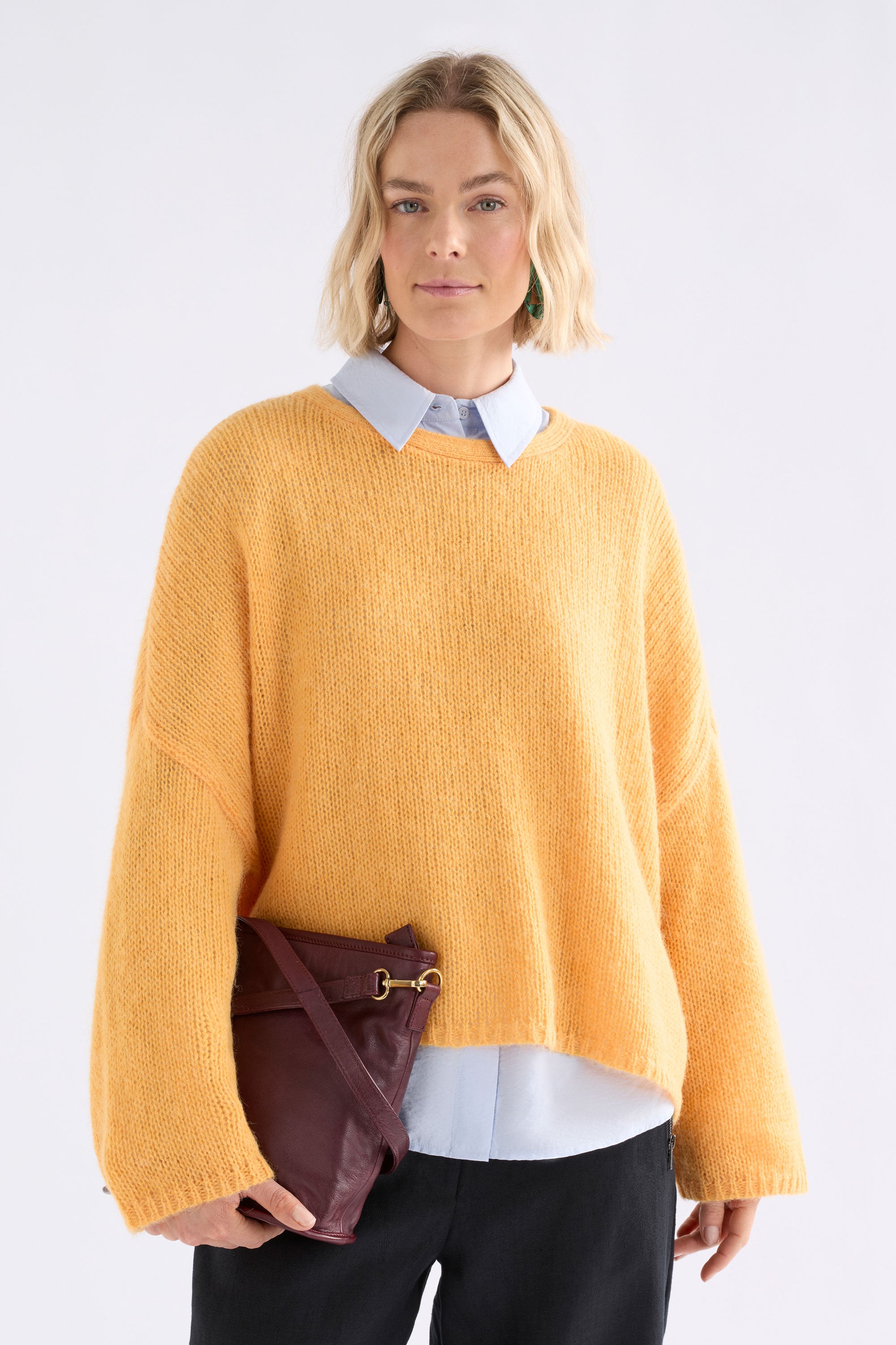 Elk Anga Sweater Cantaloupe