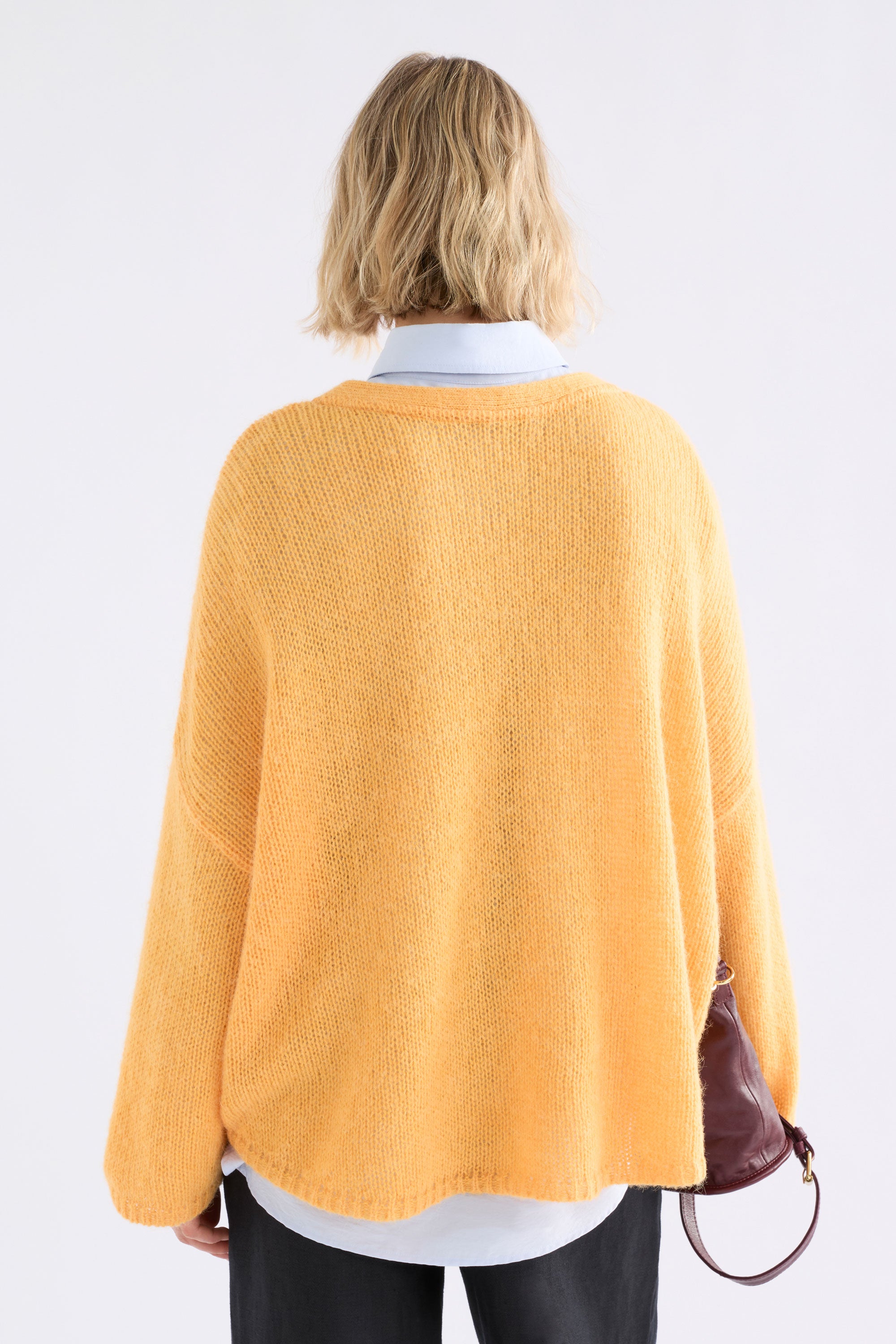 Elk Anga Sweater Cantaloupe
