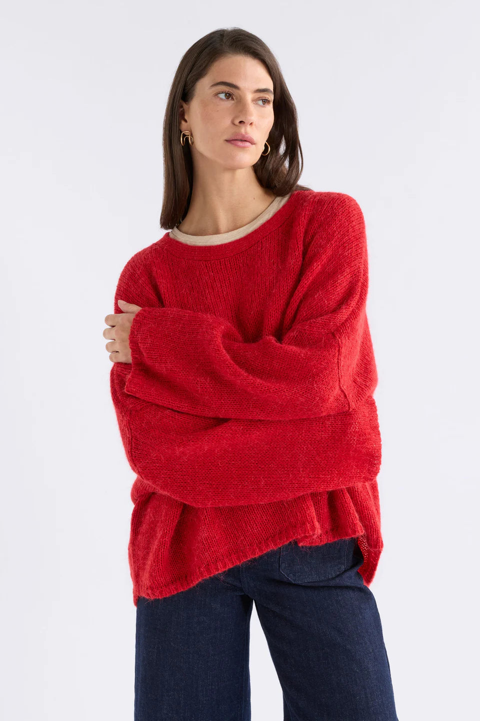 Elk Agna Sweater Flame Red