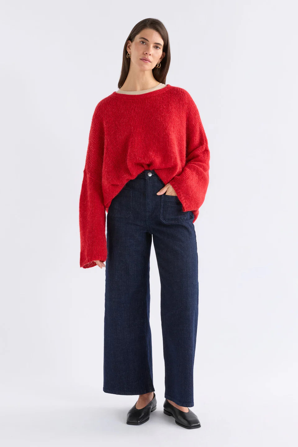 Elk Agna Sweater Flame Red