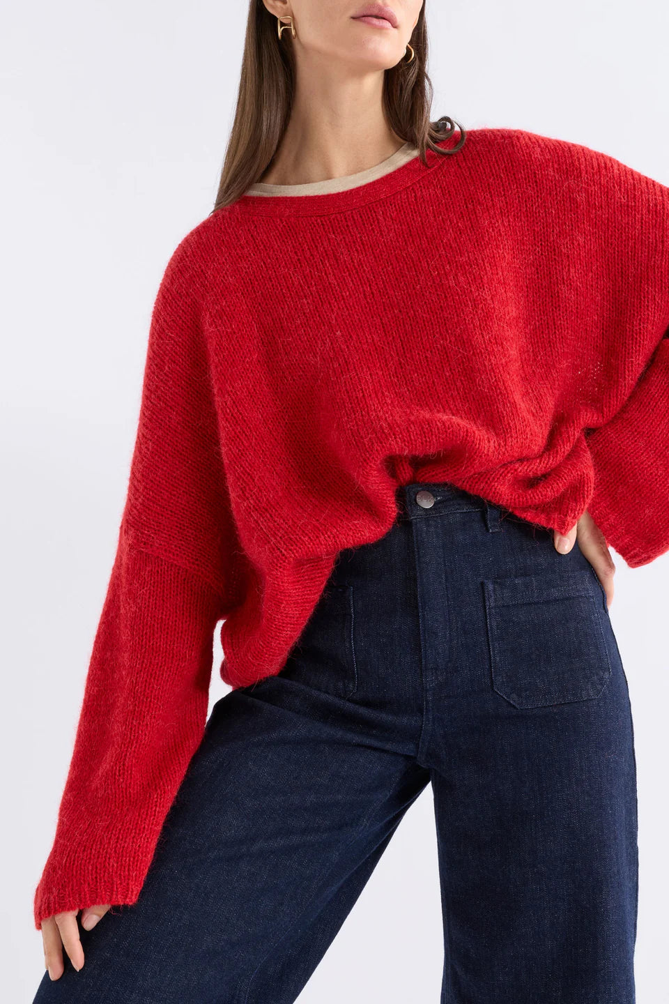 Elk Agna Sweater Flame Red
