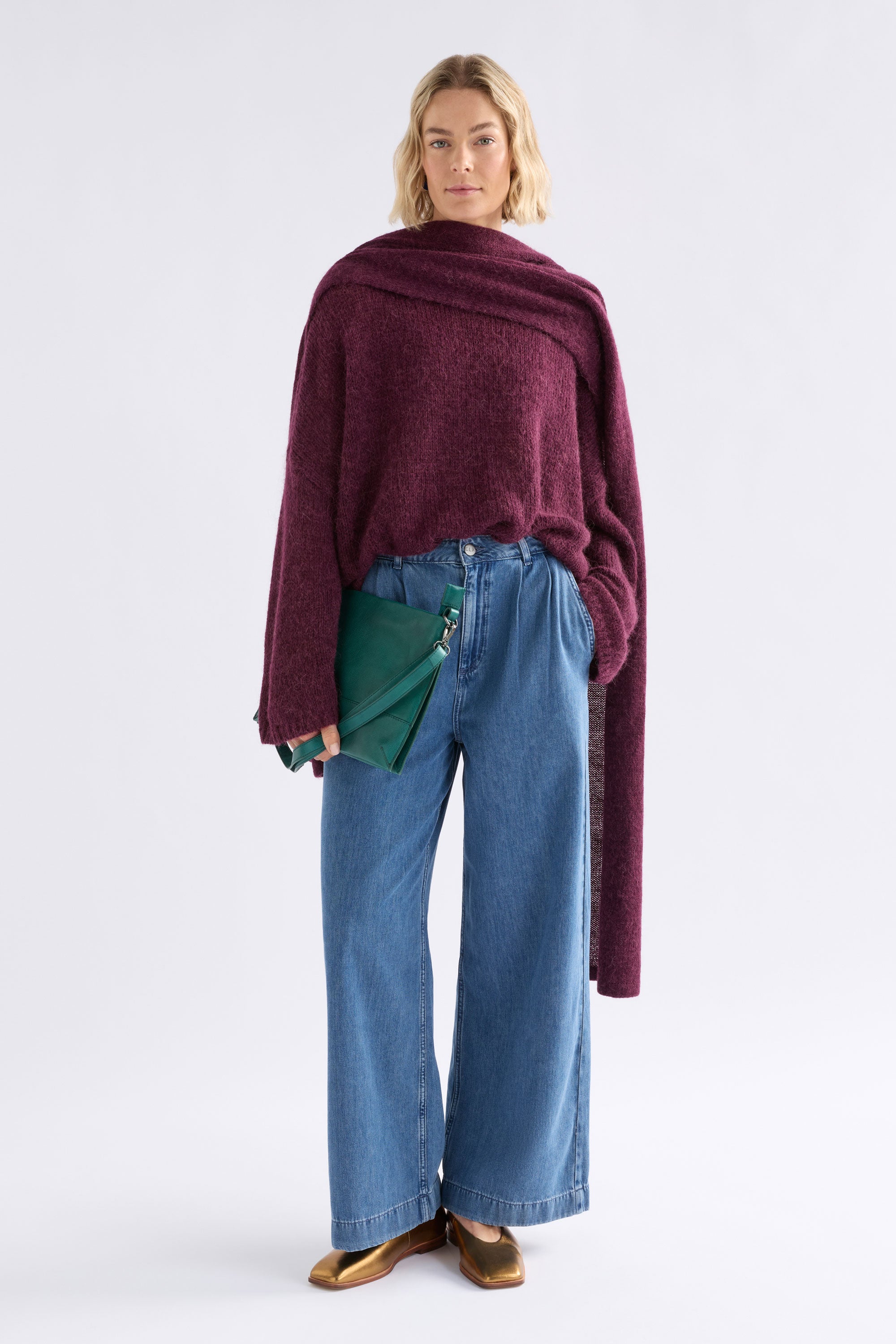 Elk Agna Luna Sweater Merlot
