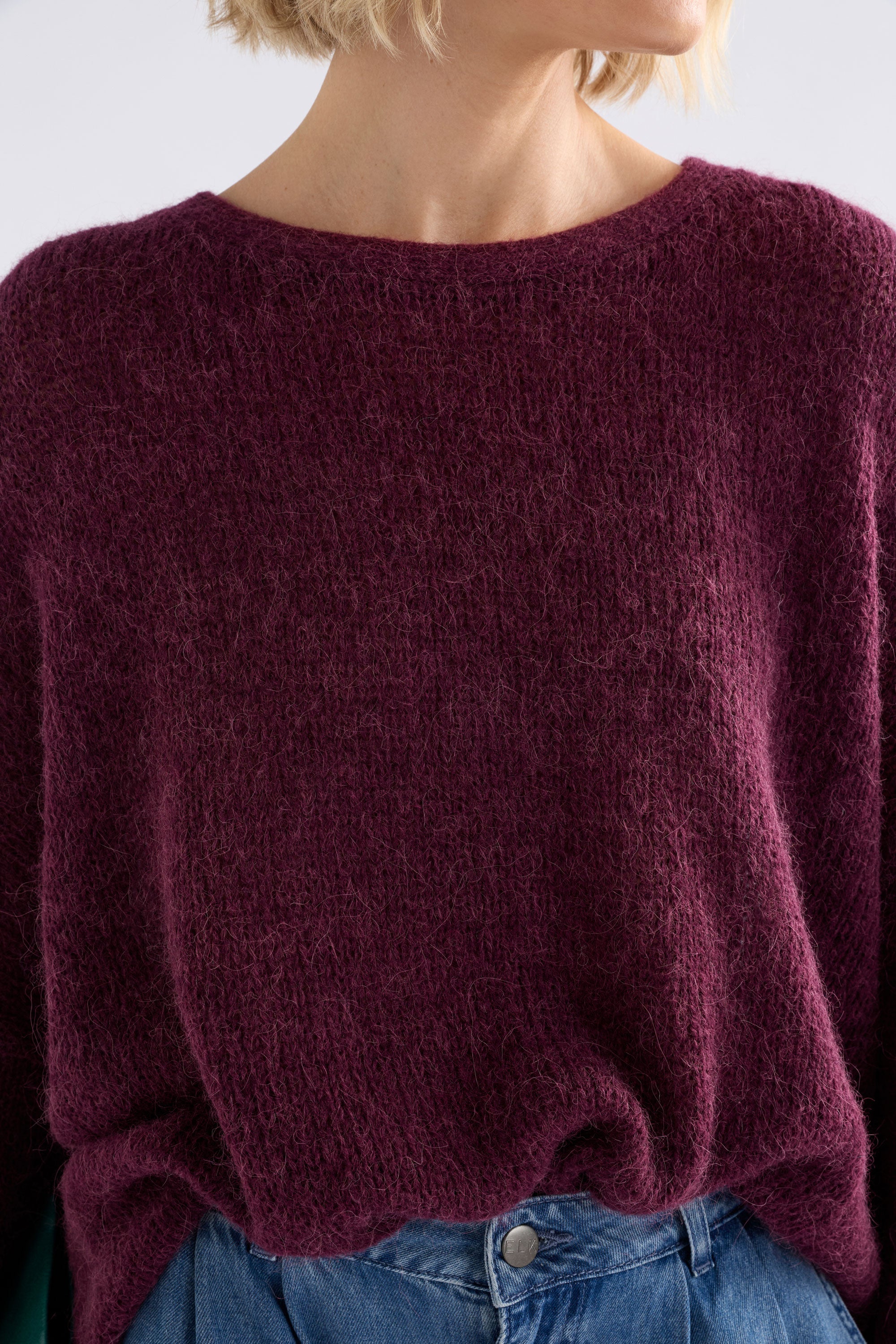 Elk Agna Luna Sweater Merlot
