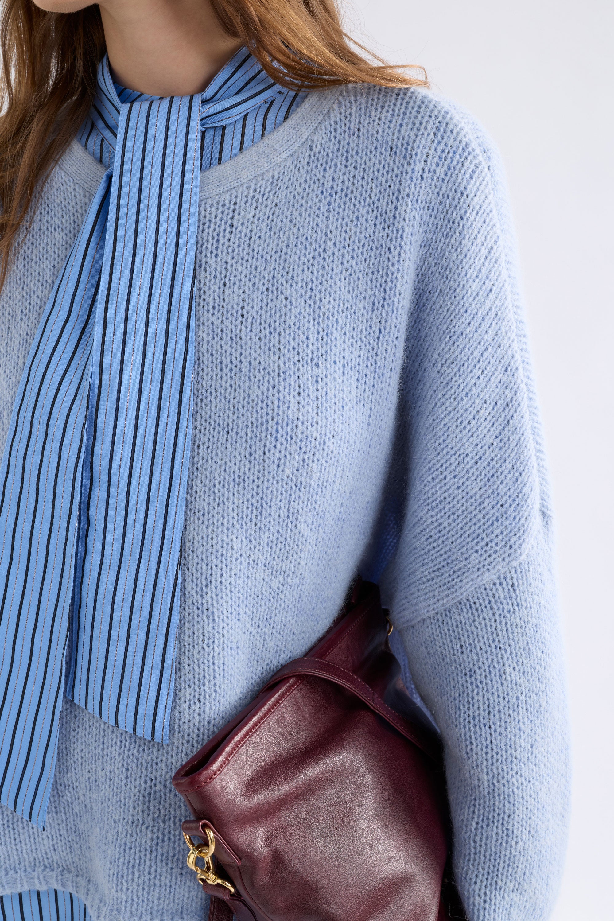 Elk Anga Sweater Pearl Blue