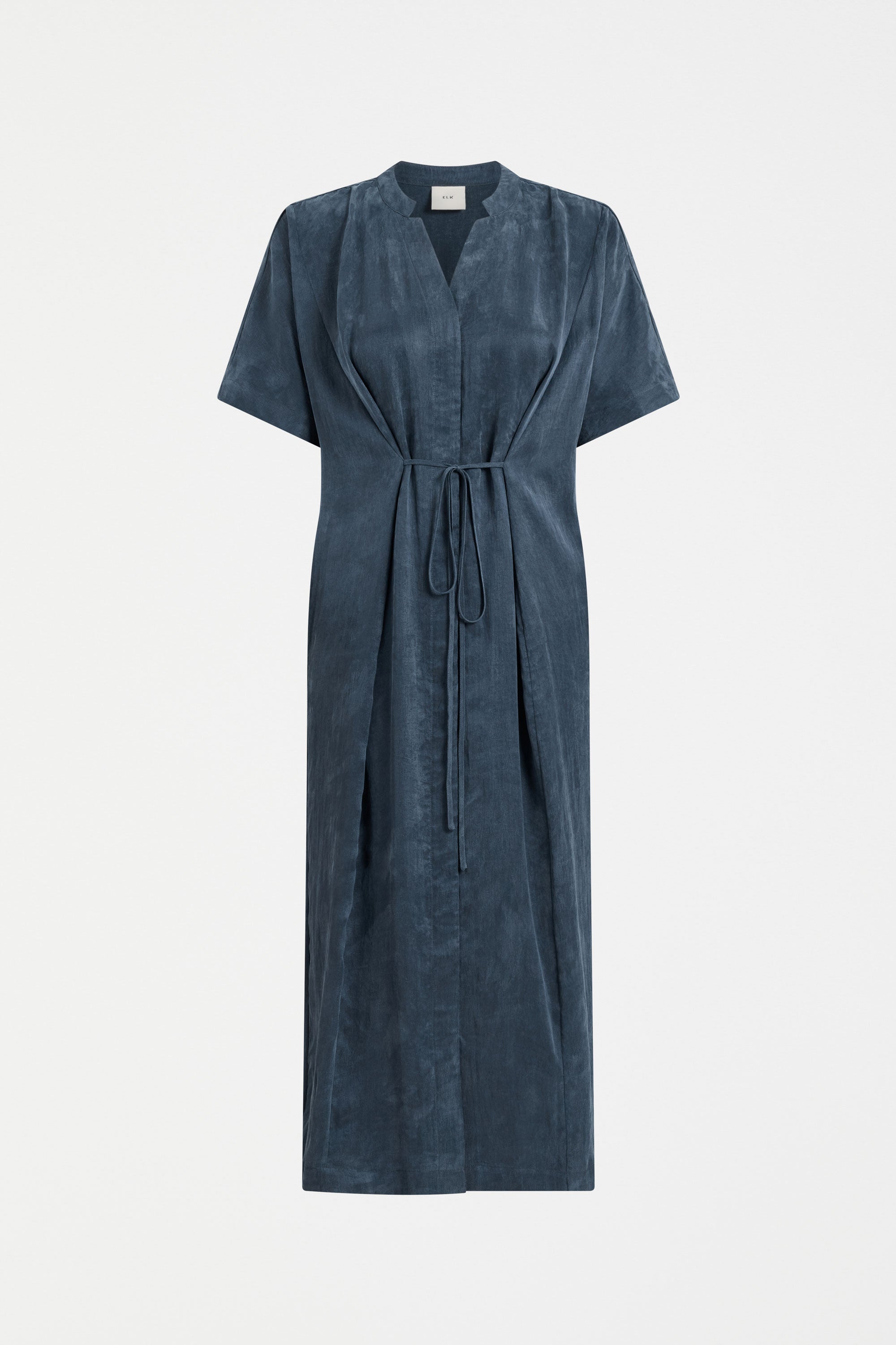 Elk Delme Shirt Dress Blue Steel