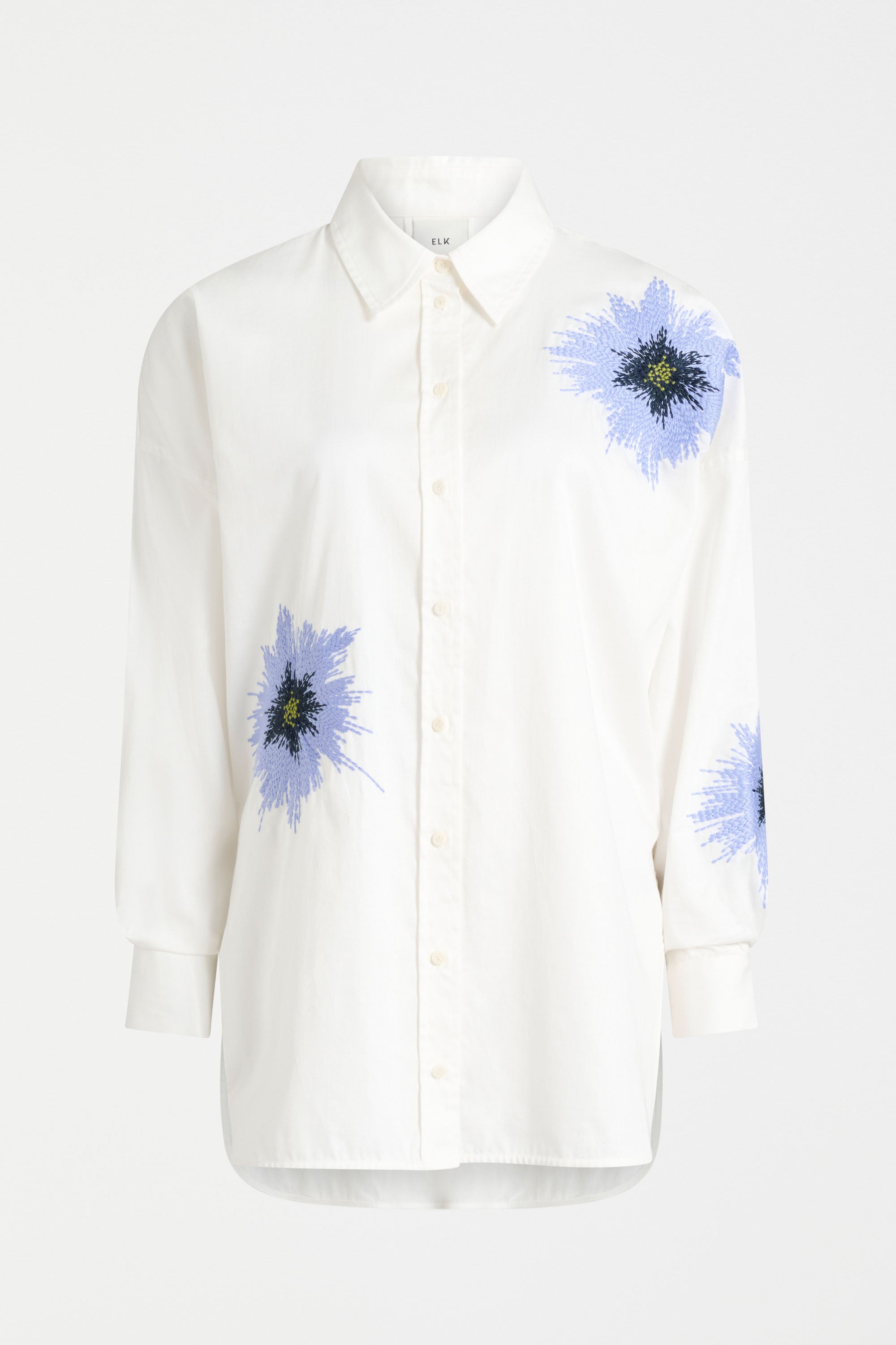 Elk Eiren Relaxed Shirt White Lilac Blue