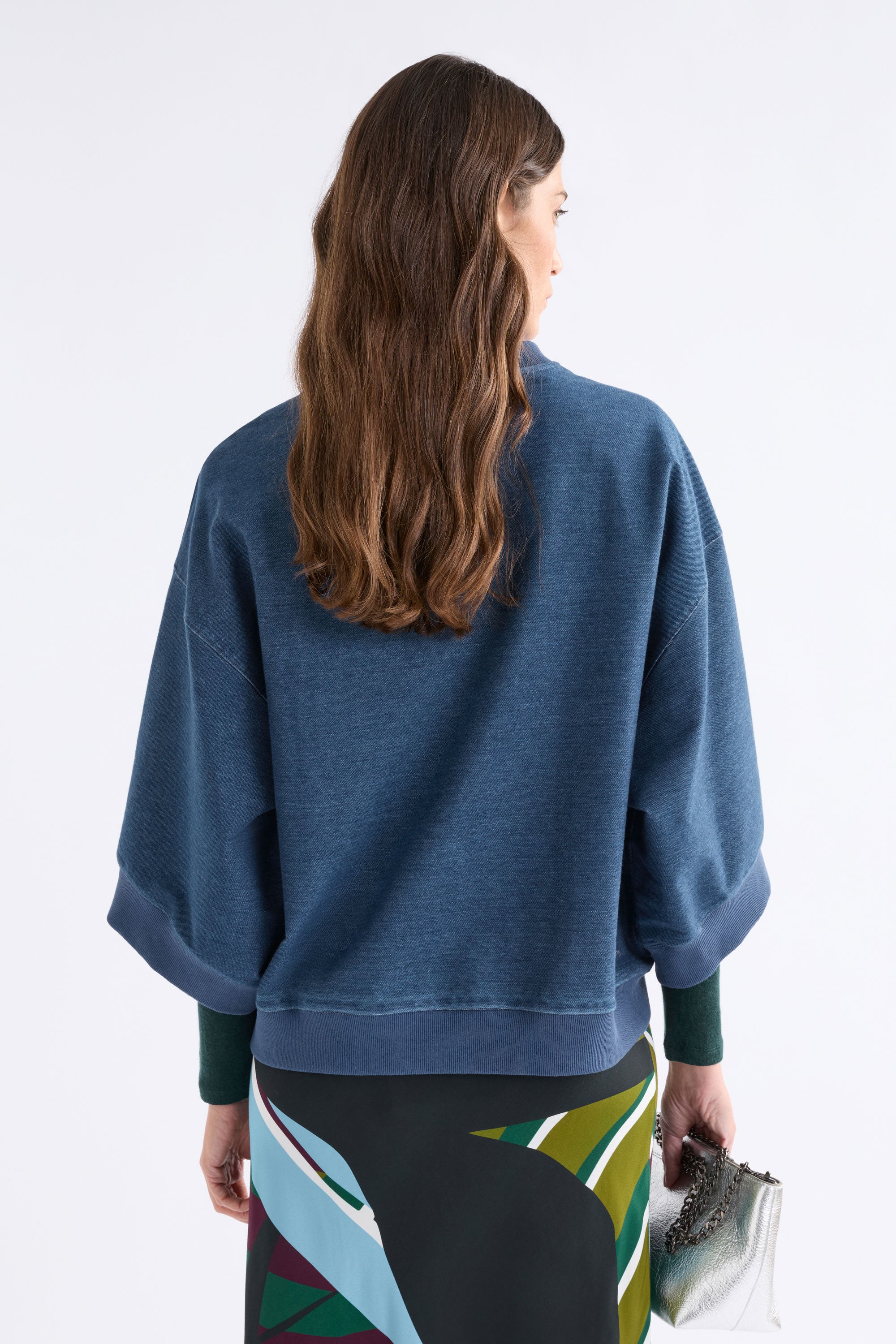 Elk Enfeld Tee Mid Blue Wash