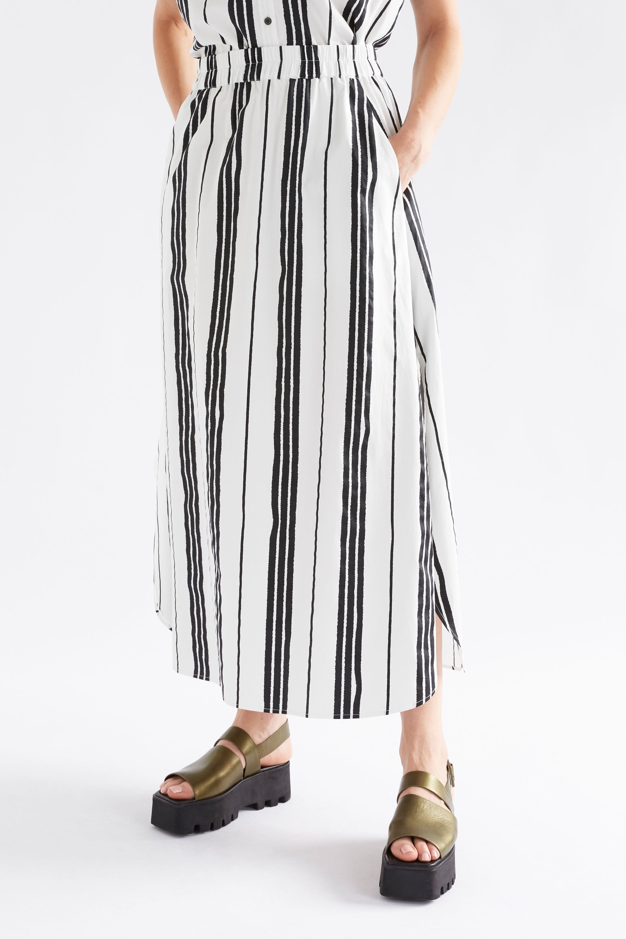 Elk Fez Skirt Fez Print White