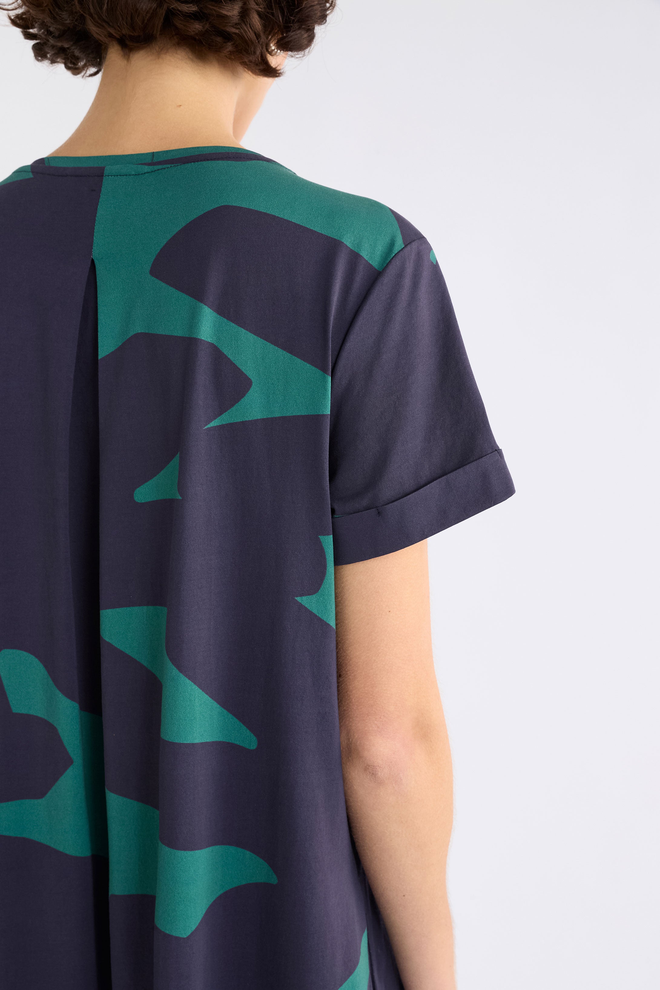 Elk Haki Dress Teal Tera