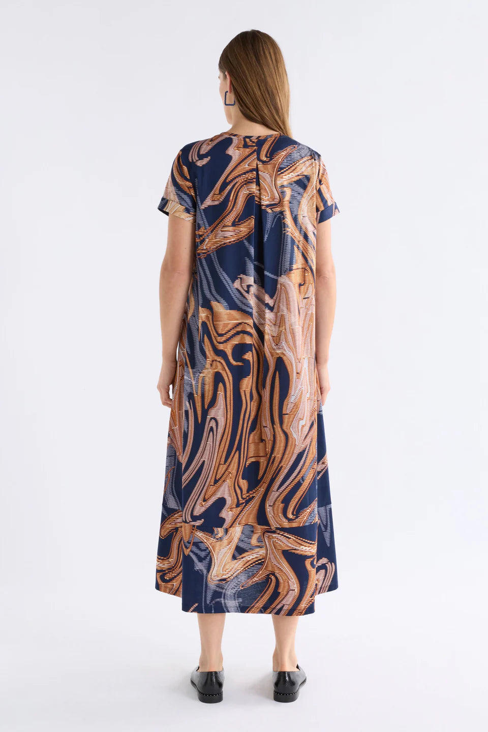 Elk Haki Dress Brandr Print