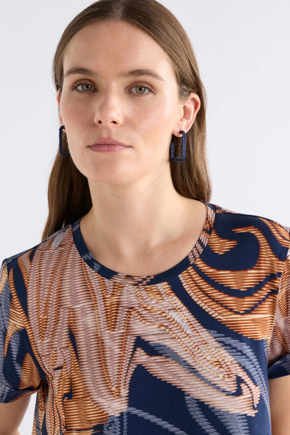 Elk Haki Dress Brandr Print