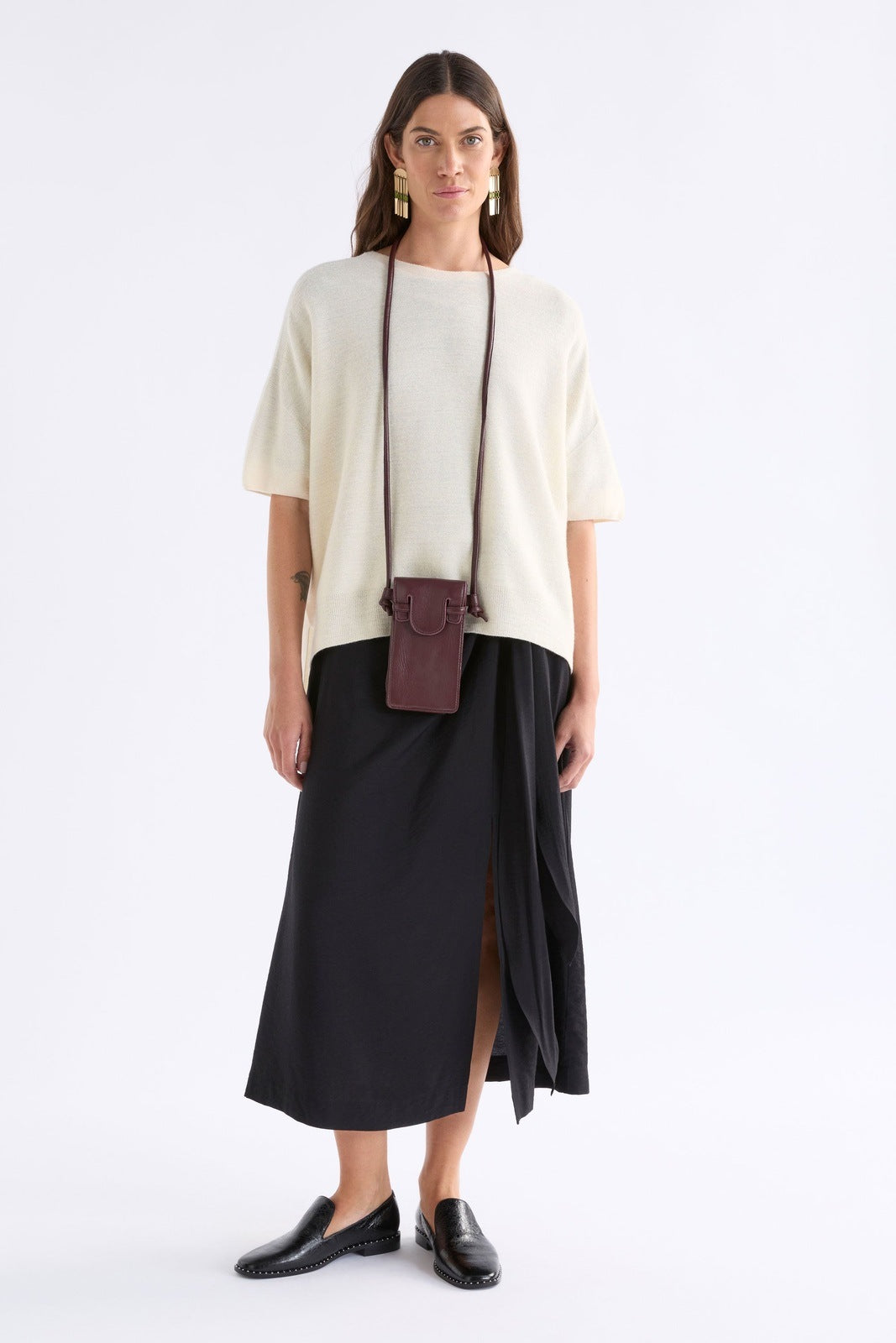 Elk Kita Knit Top Cream