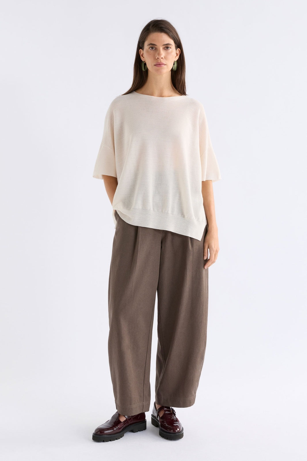 Elk Kita Knit Top Cream