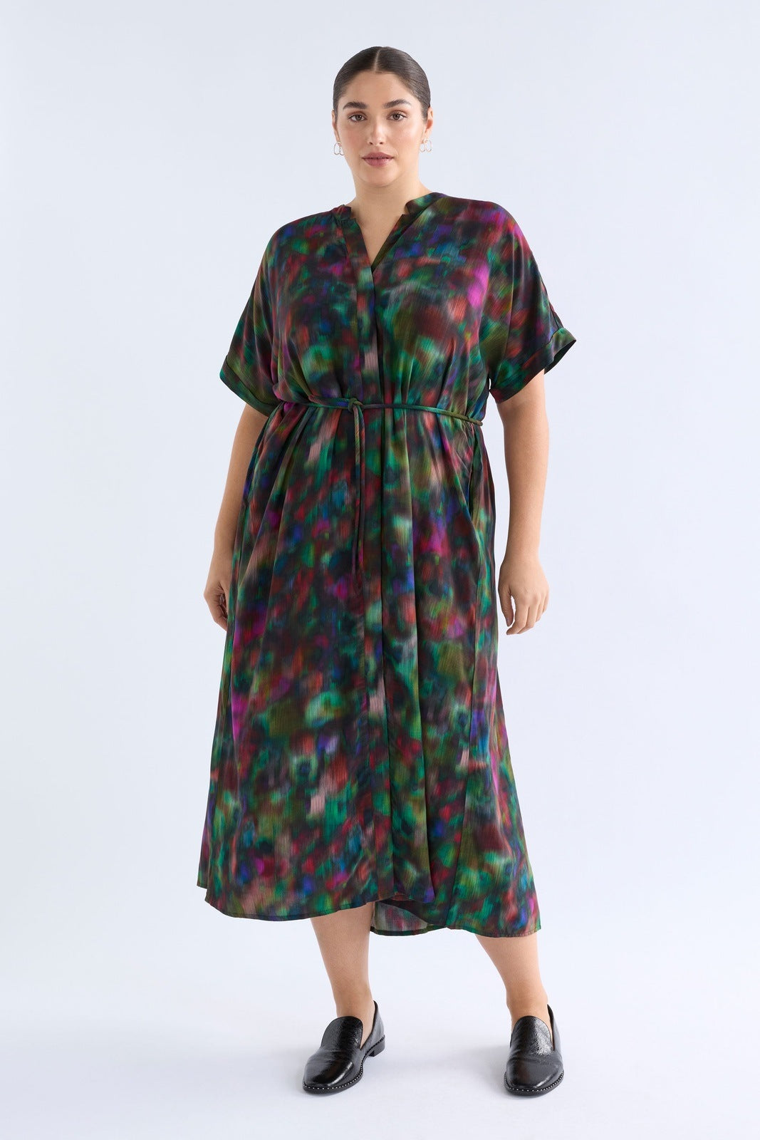 Elk Malo Shirt Dress Jord Print