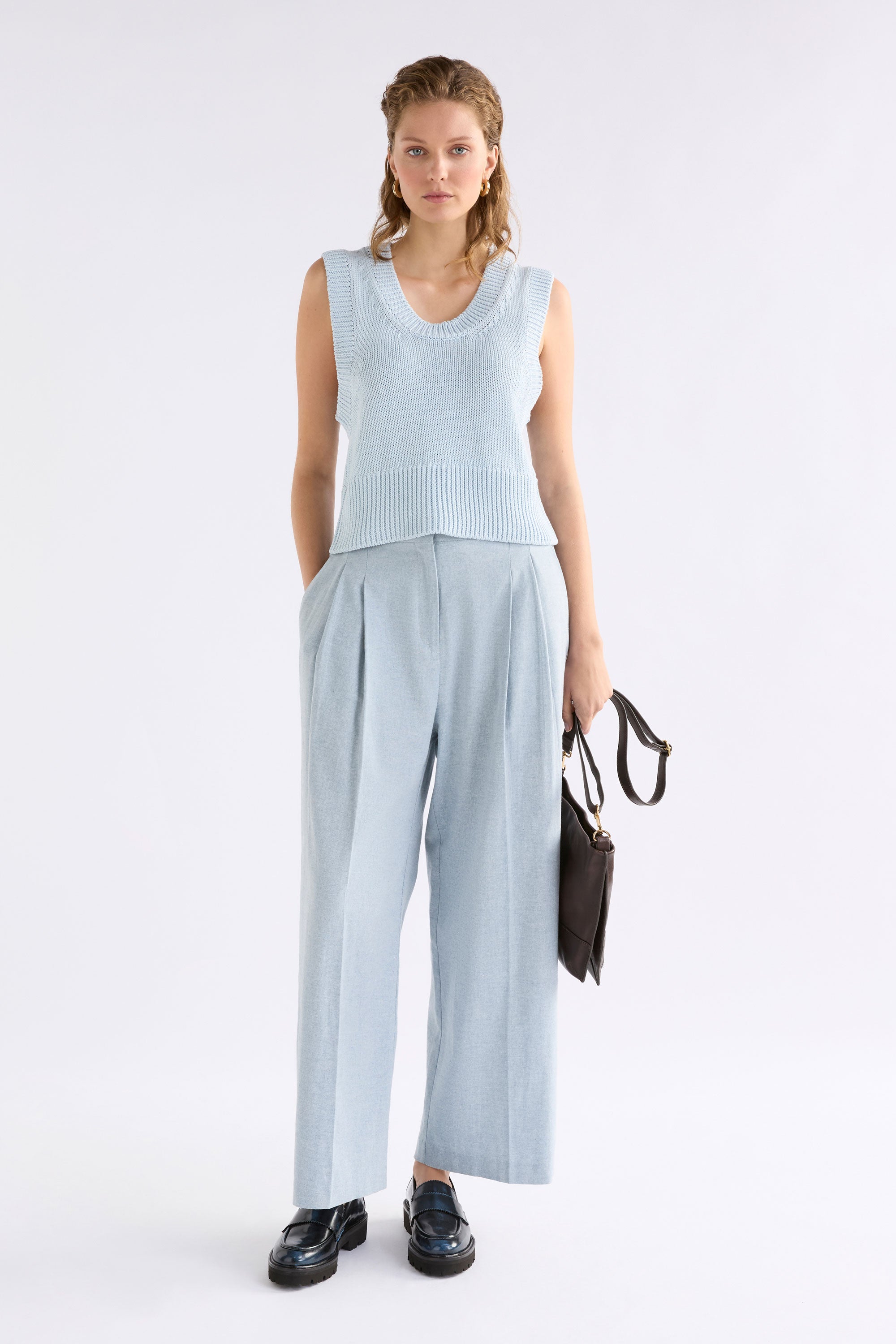 Elk Mikkel Vest Pearl Blue