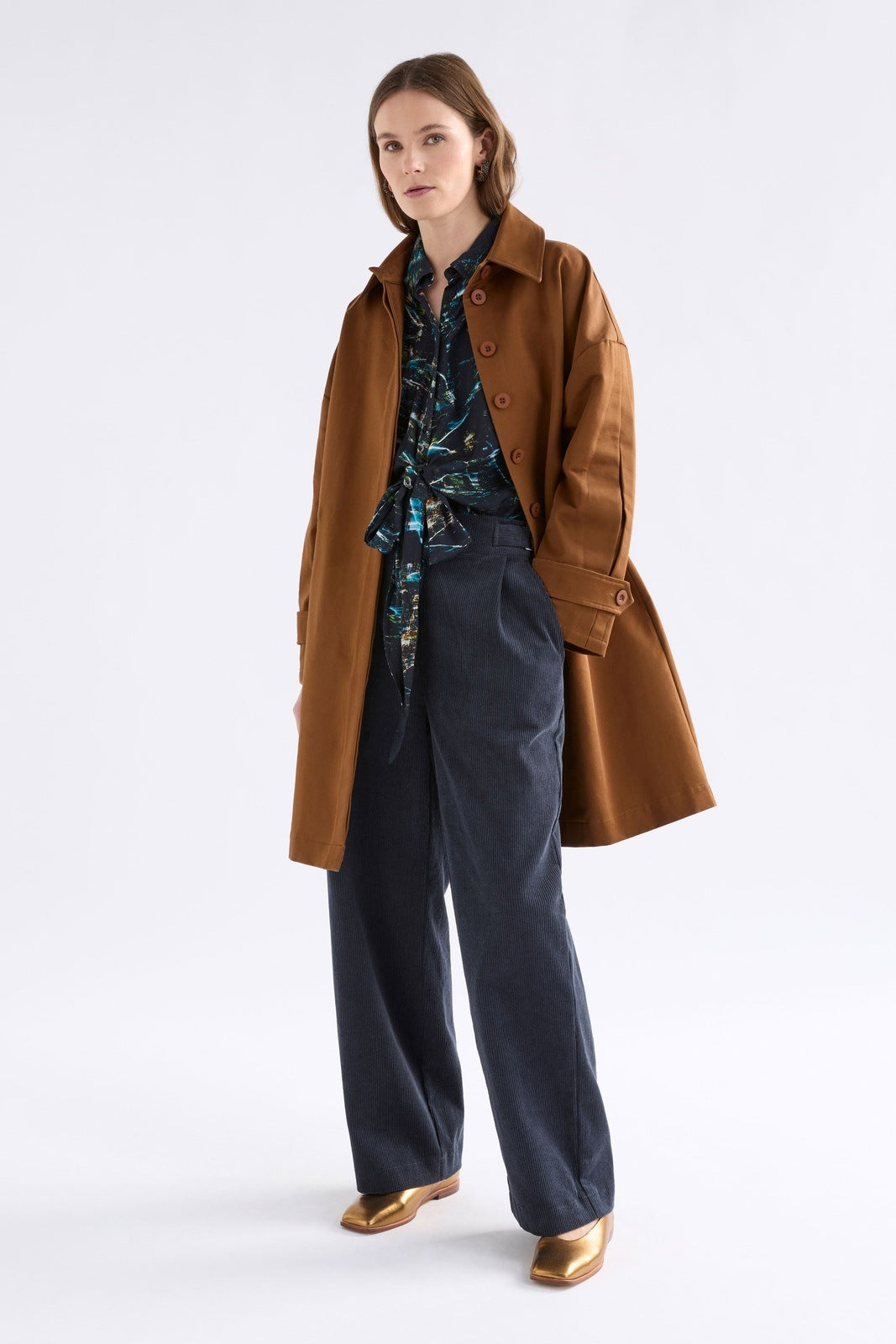 Elk Noemi Cord Pant Carbon