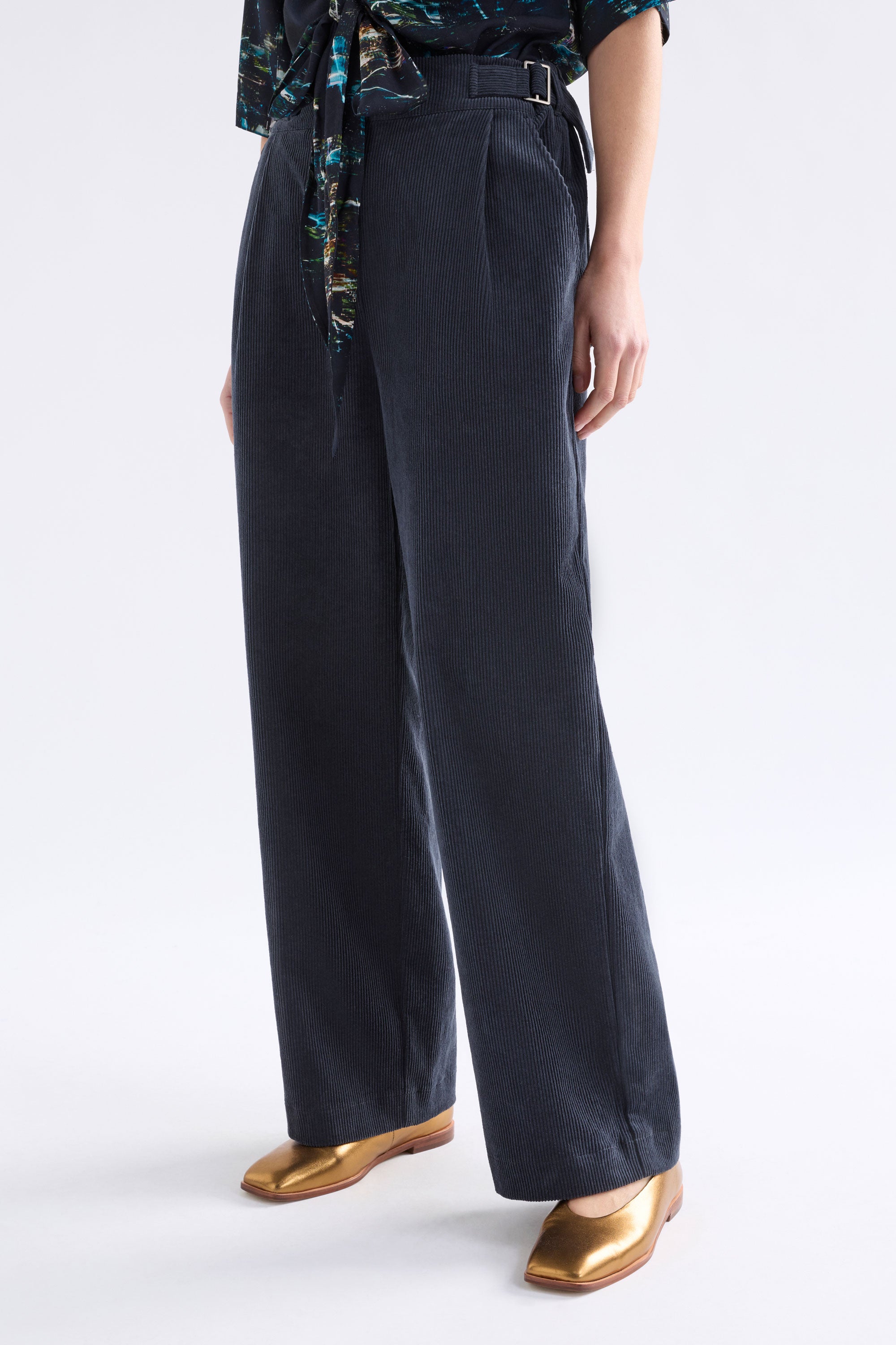 Elk Noemi Cord Pant Carbon
