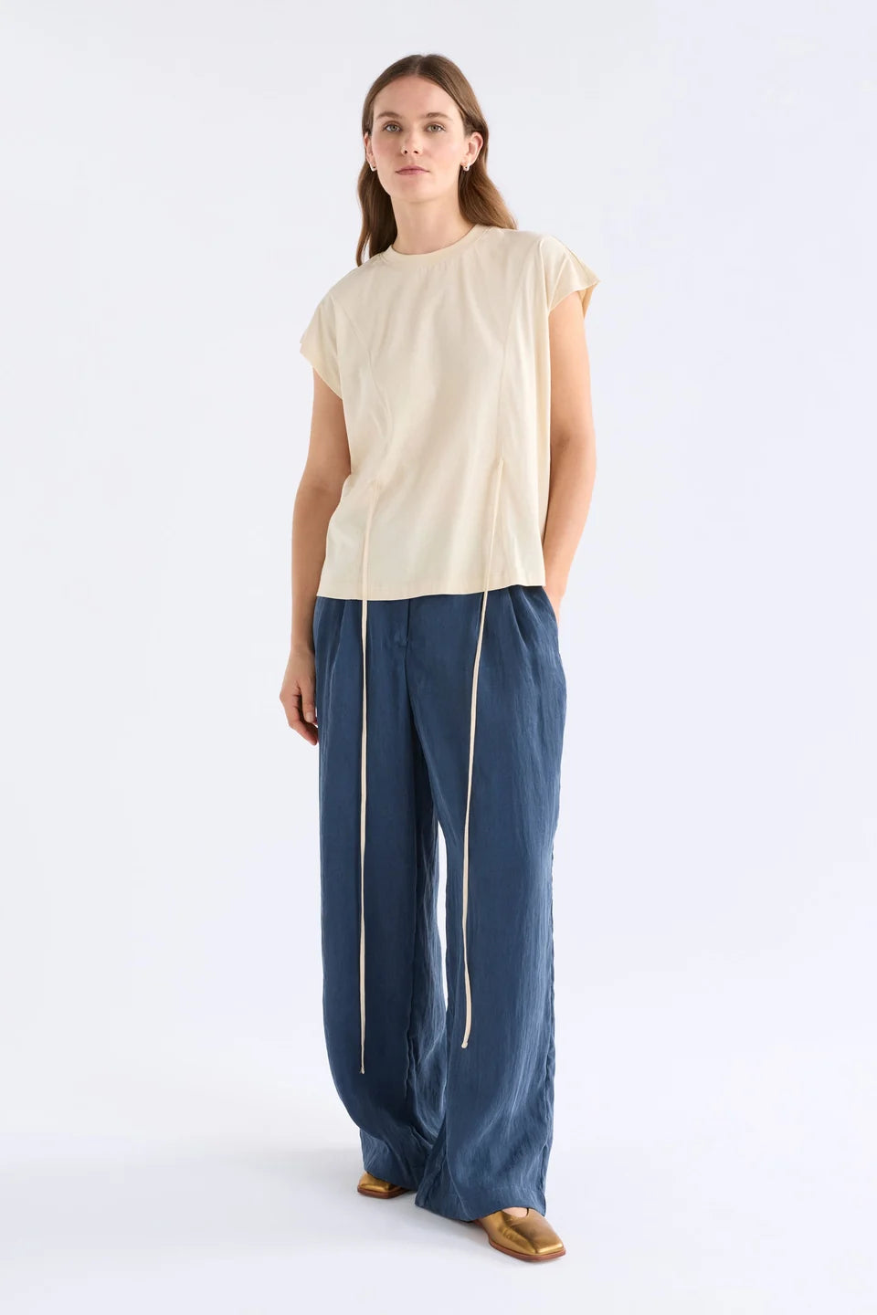 Elk Obers T-Shirt Pearl White