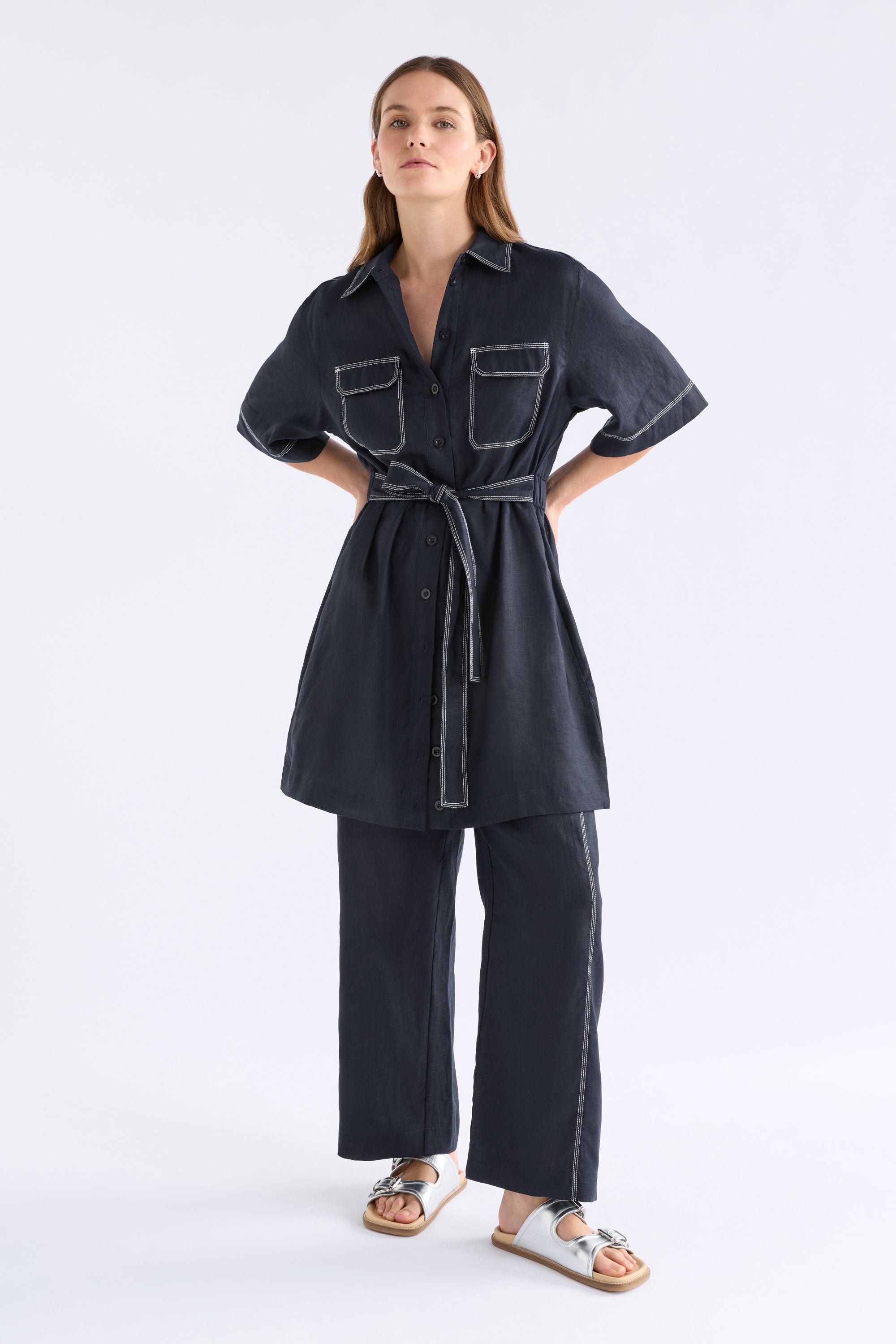 Elk Sonnen Dress Midnight