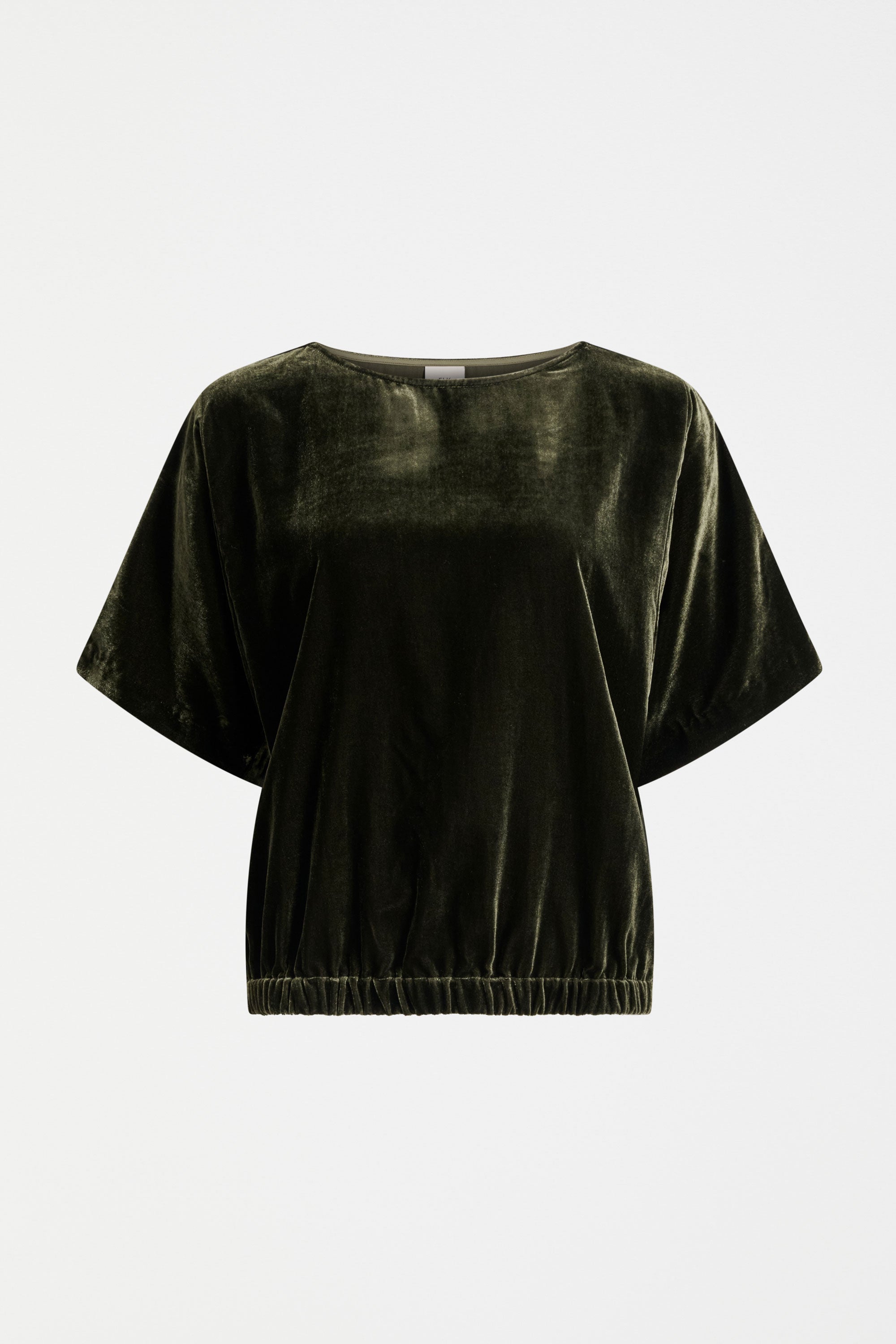 Elk Suuri Gathererd Top Deep Olive