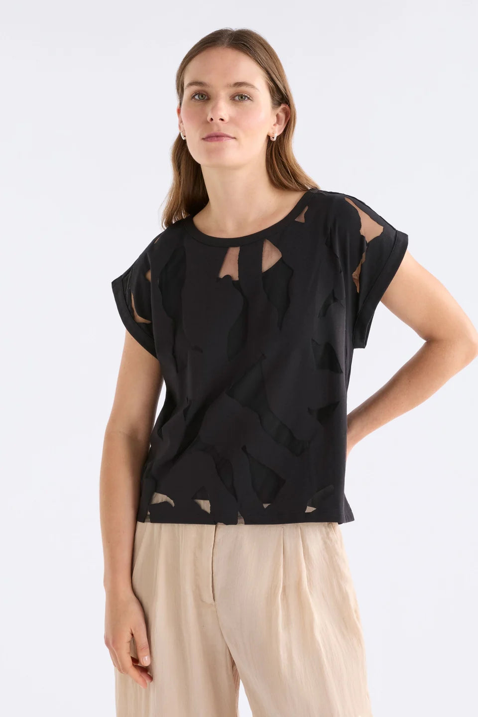 Elk Varr Burnout Top Black