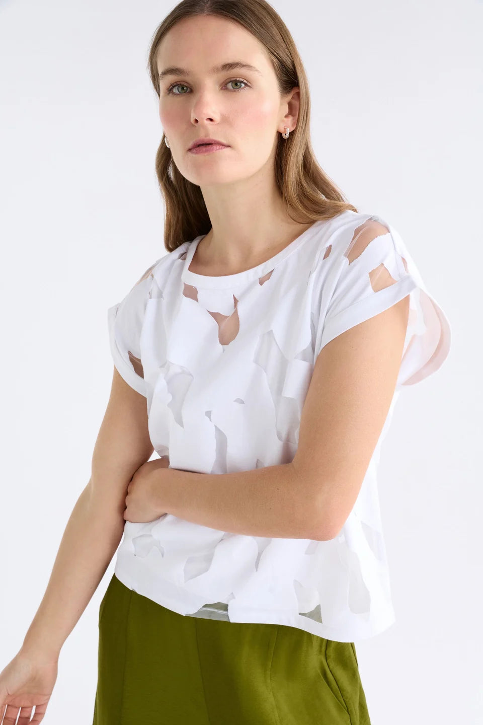 Elk Varr Burnout Top White