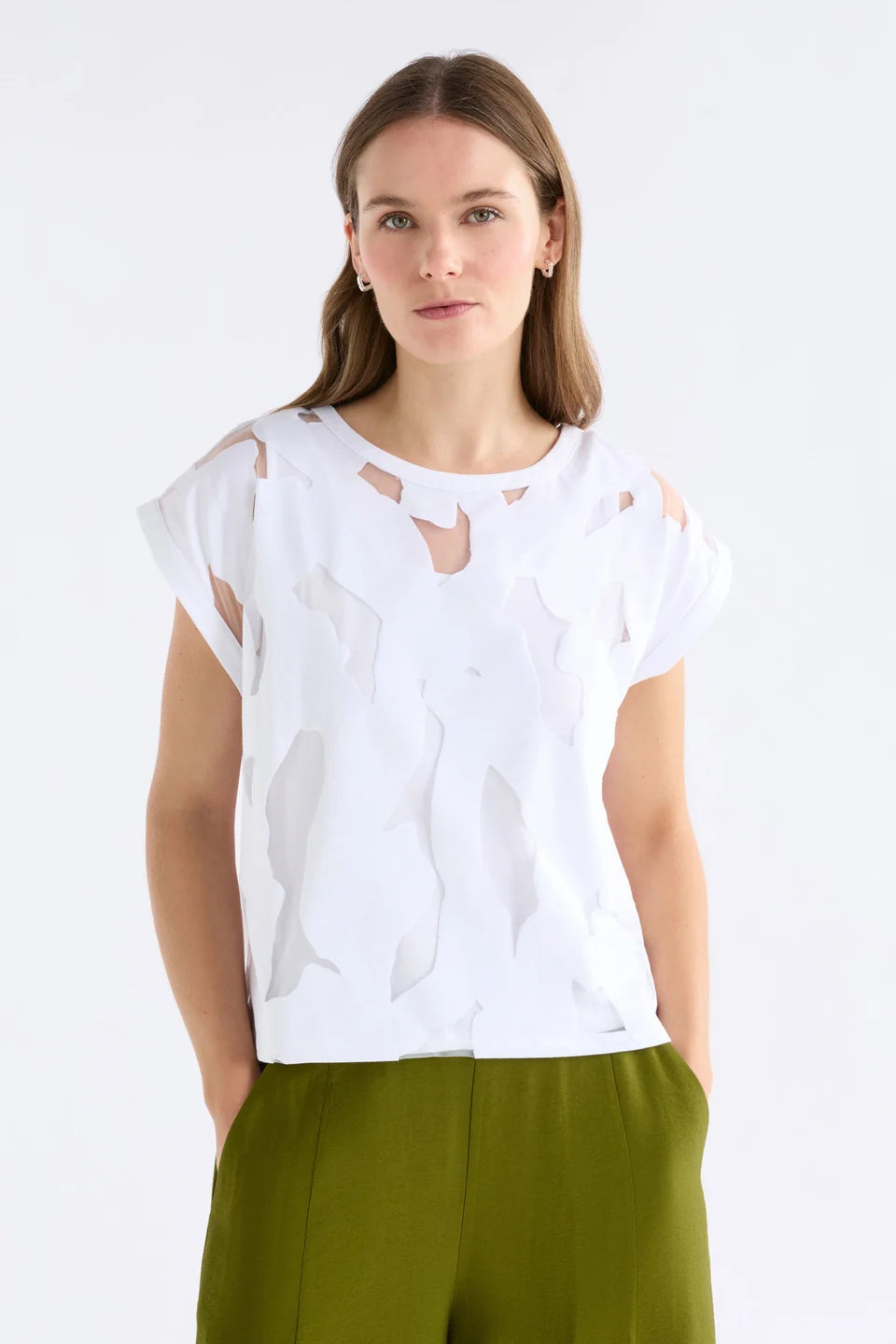 Elk Varr Burnout Top White