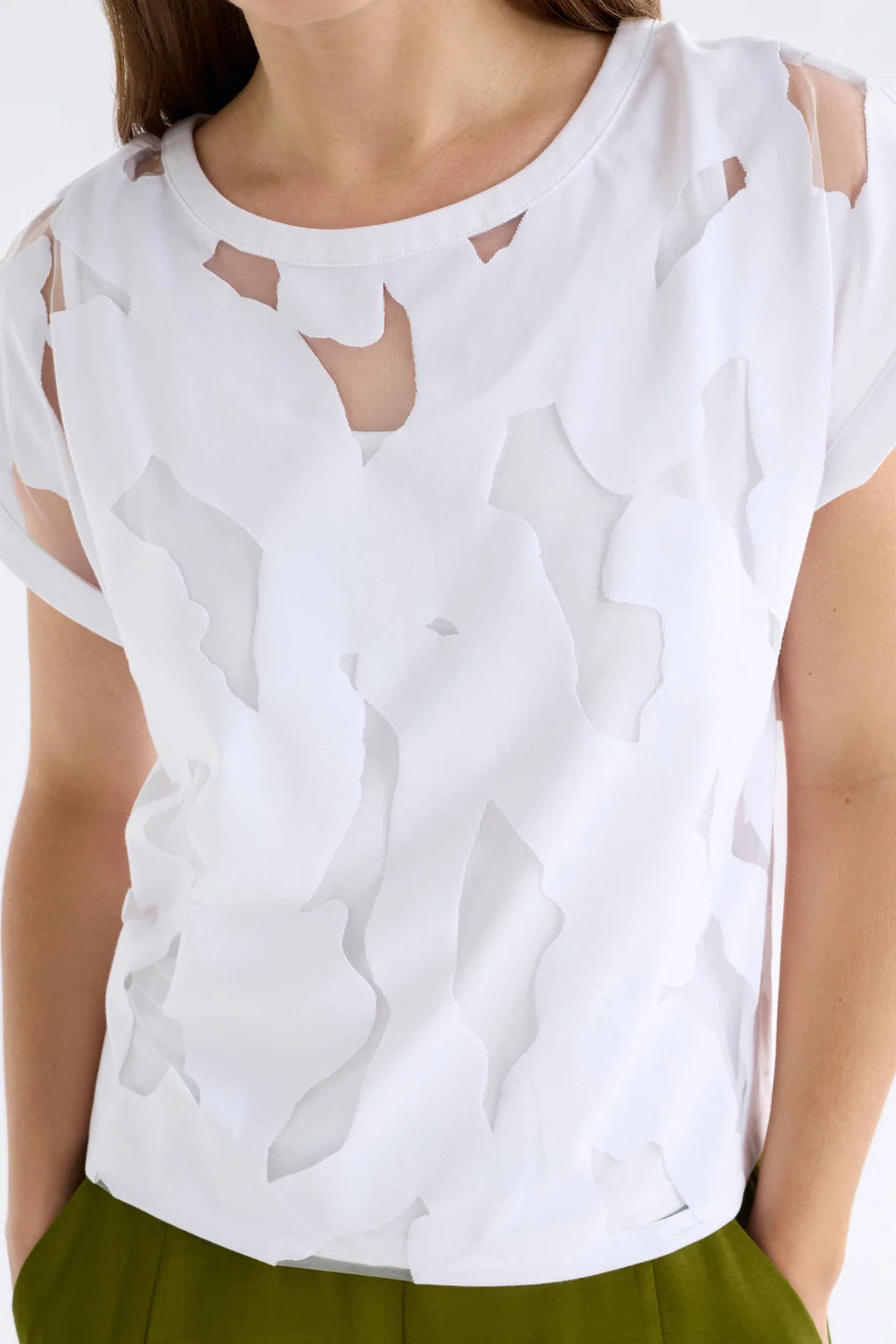 Elk Varr Burnout Top White