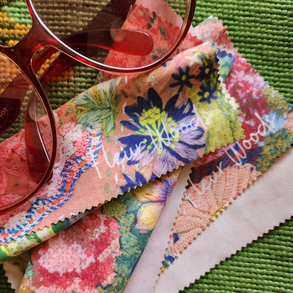 Fleur Woods Lens Cloth 3 Pack Meadow