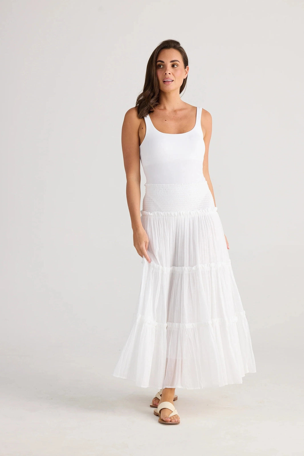 Holiday Pier Skirt White