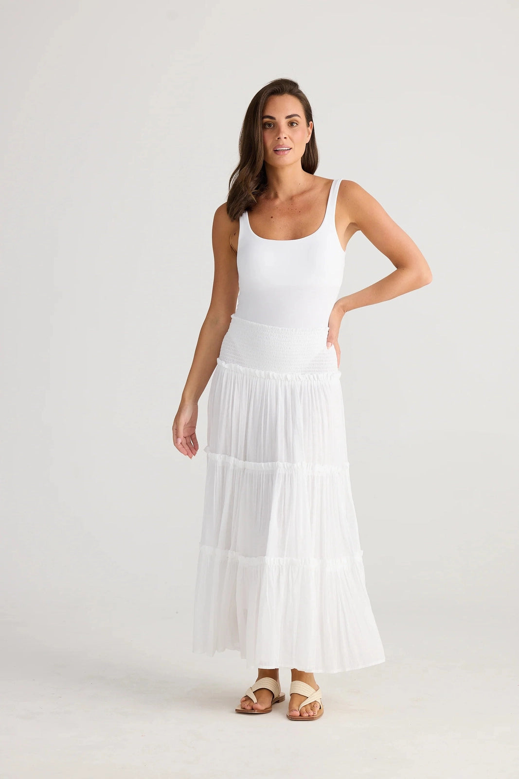 Holiday Pier Skirt White