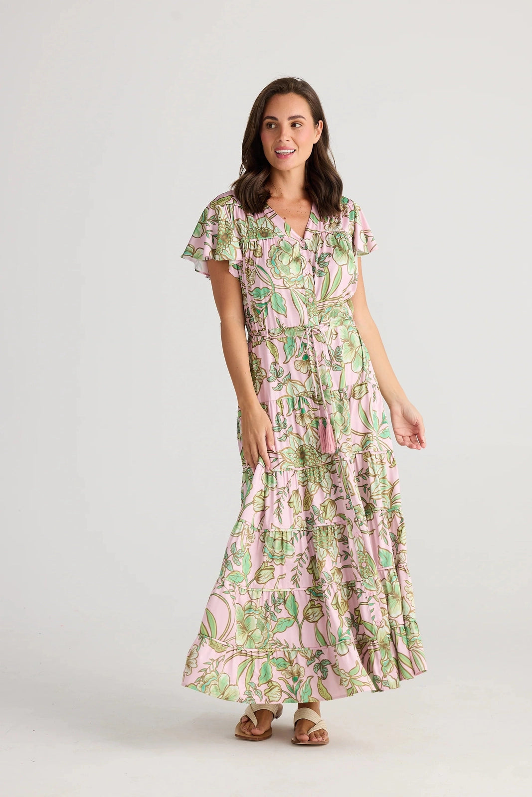 Holiday Delilah Dress Columbian Floral