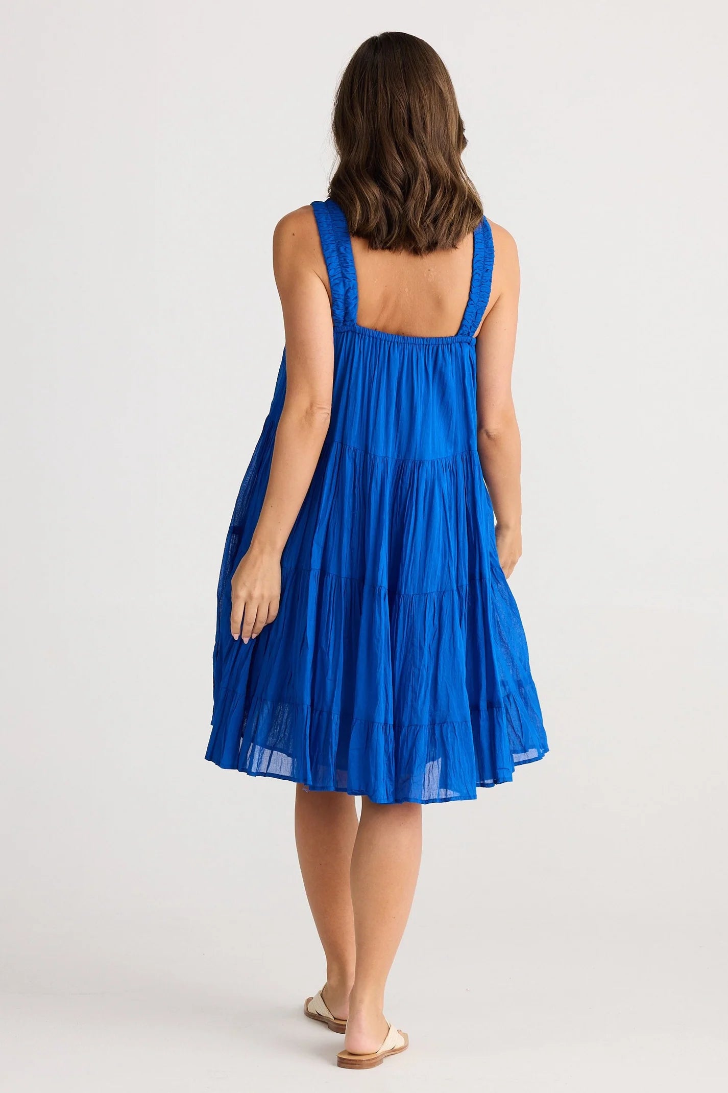 Holiday Saunter Dress Sapphire