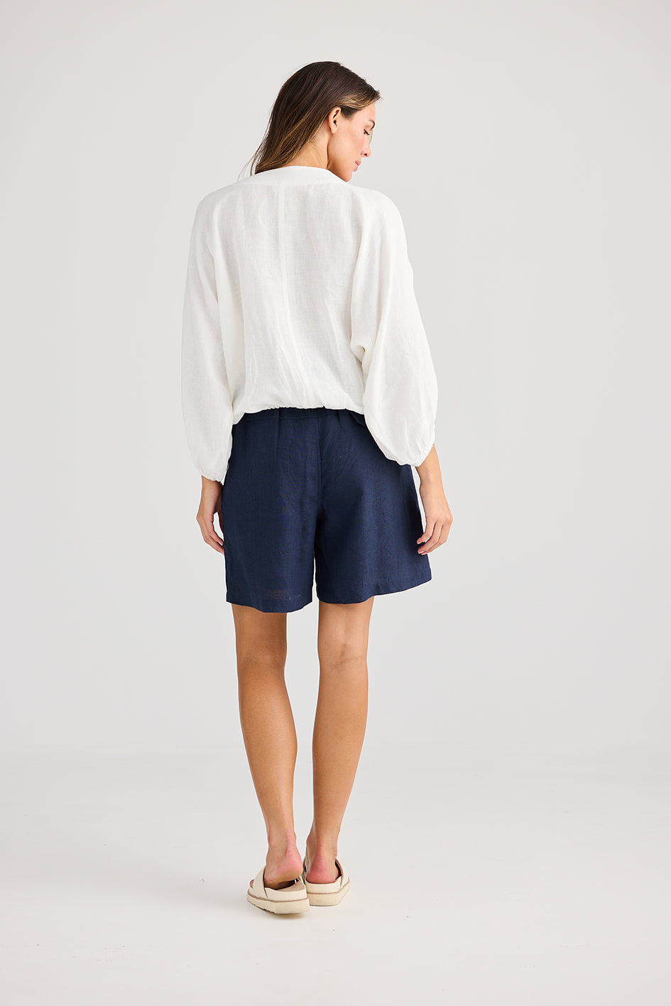 Holiday Happy Hour Top White