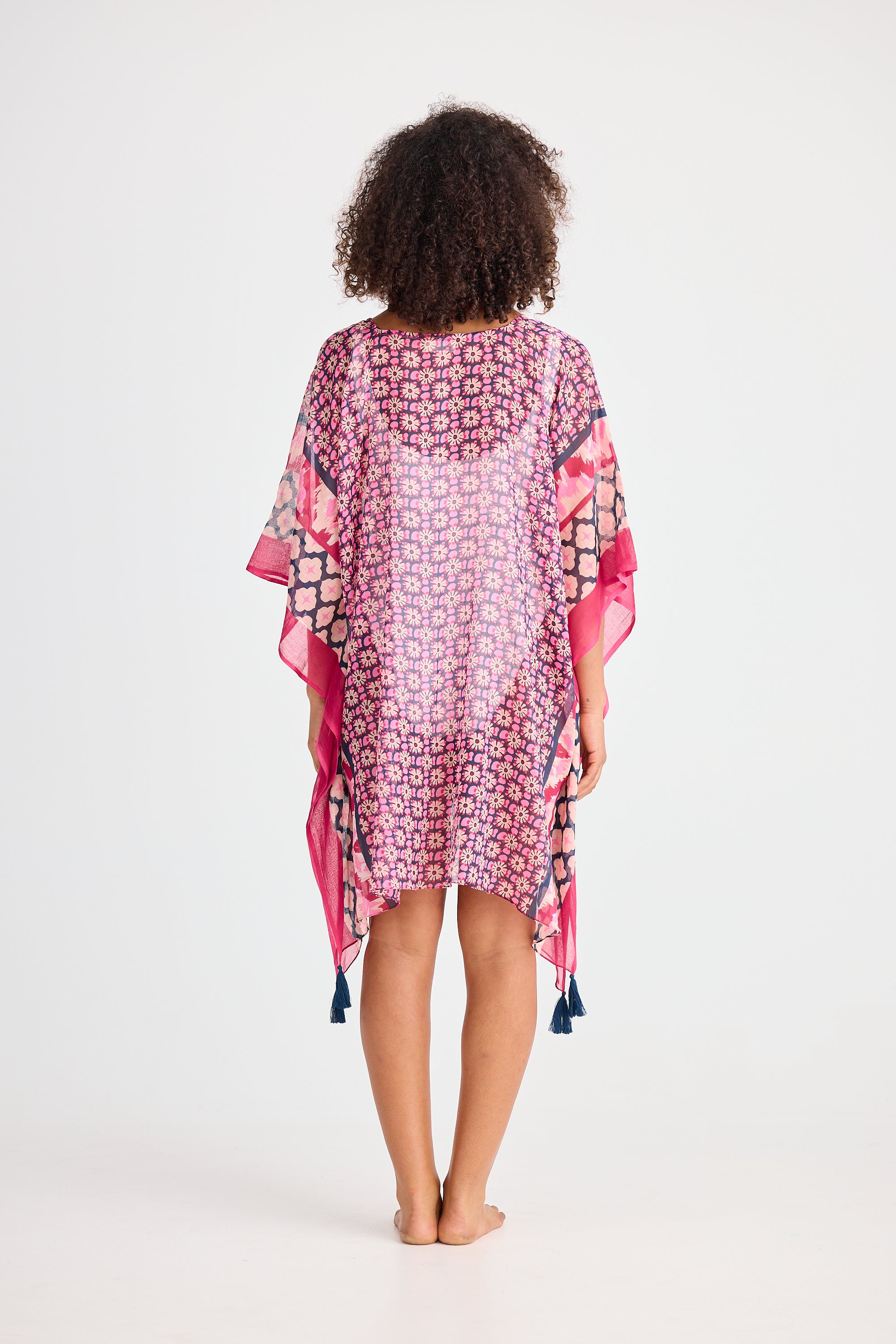 Holiday Life Stella Kaftan Pink Floral