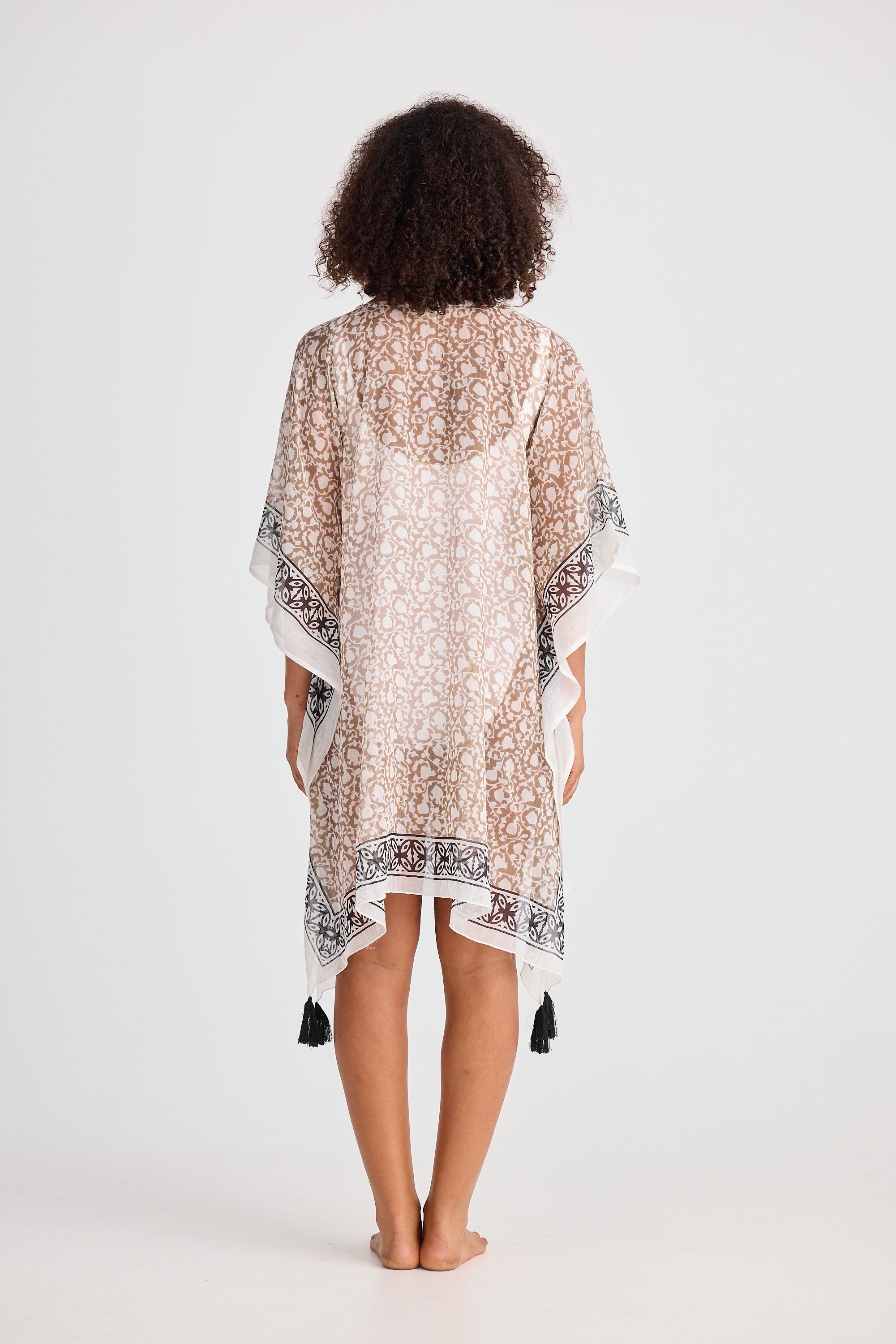 Holiday Life Stella Kaftan Taupe Inca