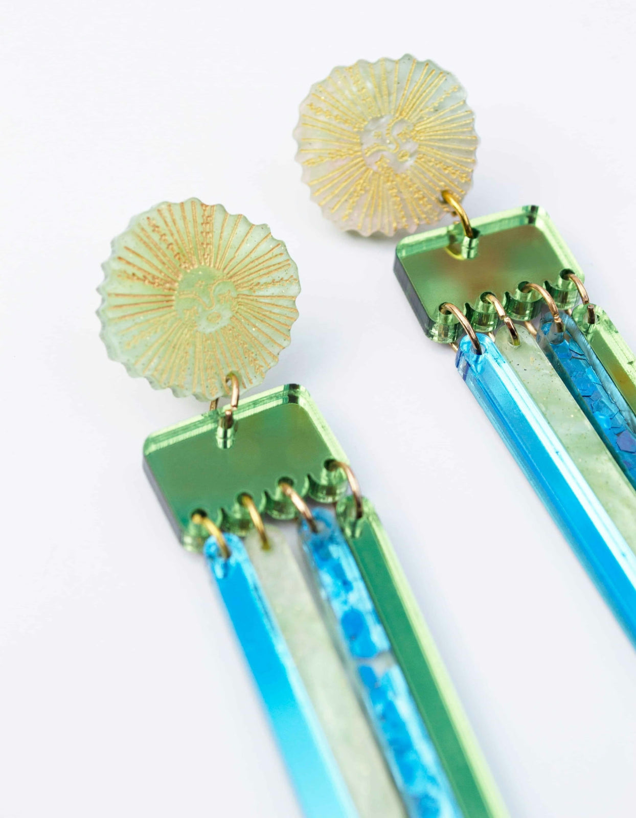 Hagen + Co Earrings Goddess Ocean
