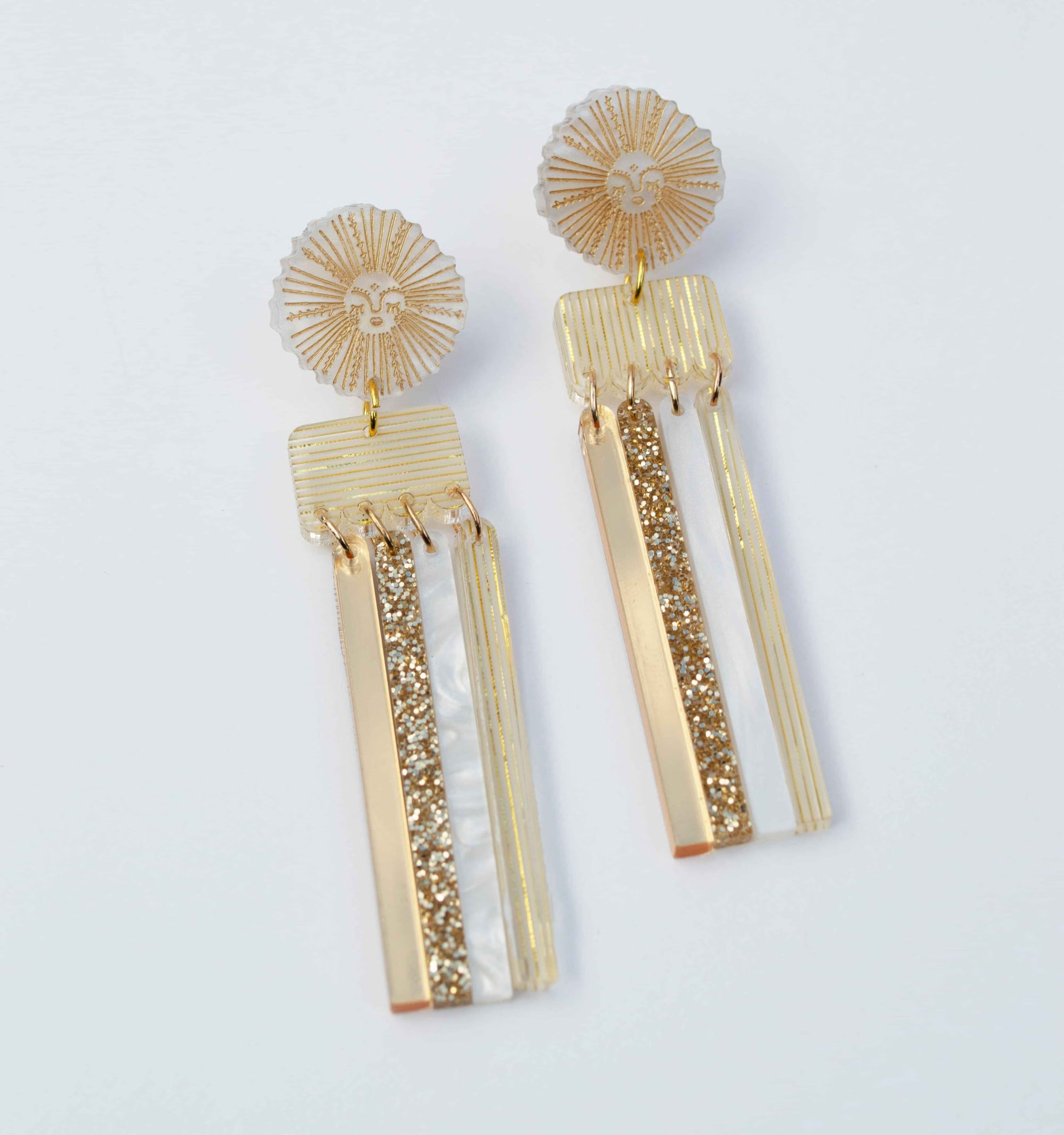 Hagen + Co Earrings Goddess Pearl Gold